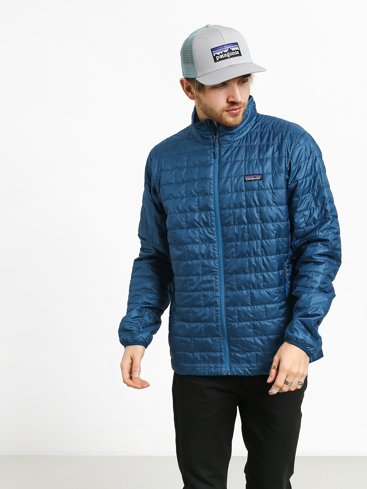 Patagonia Nano Puff Jacket (big sur blue w/balkan blue)