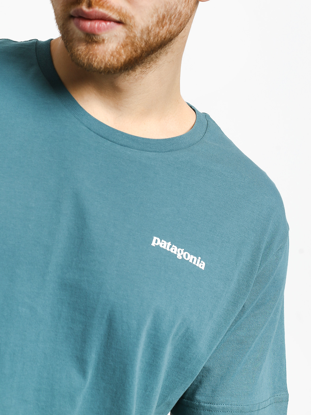 Patagonia Logo Organic T-shirt (tasmanian teal)