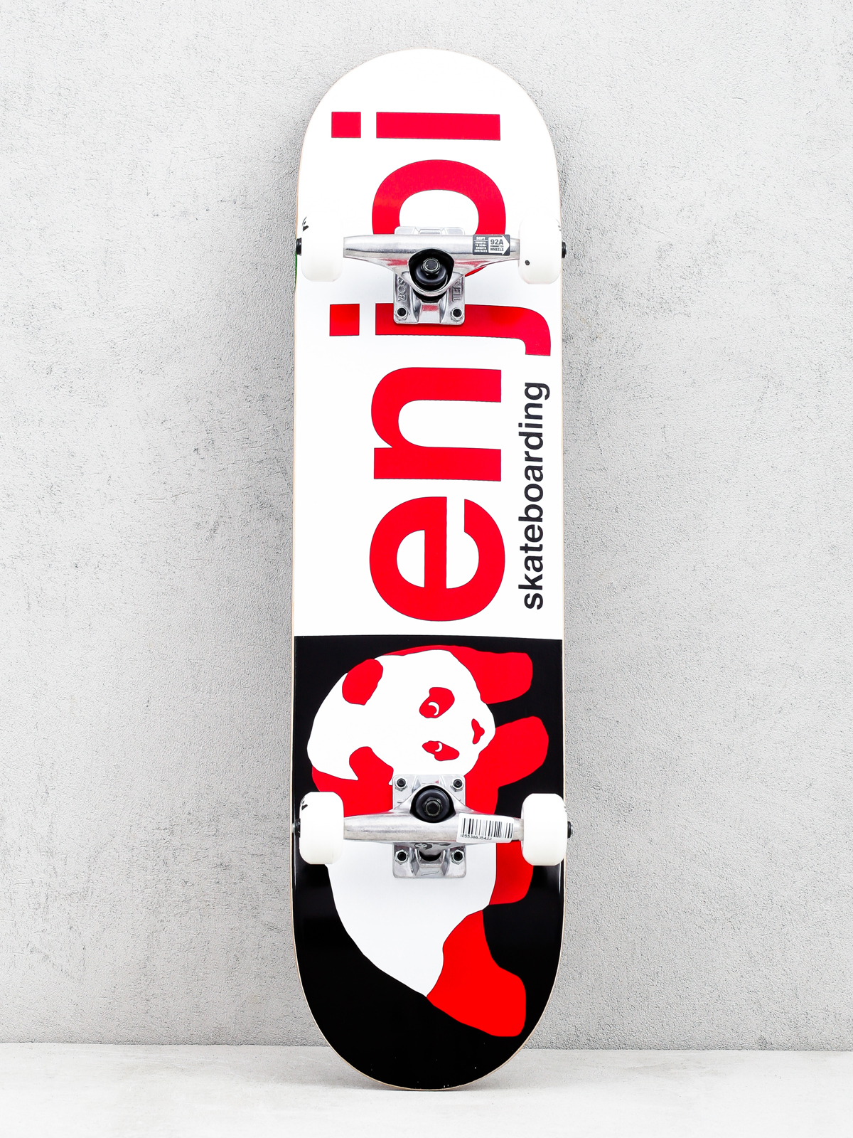 Enjoi Half And Half Skateboard (black/red)