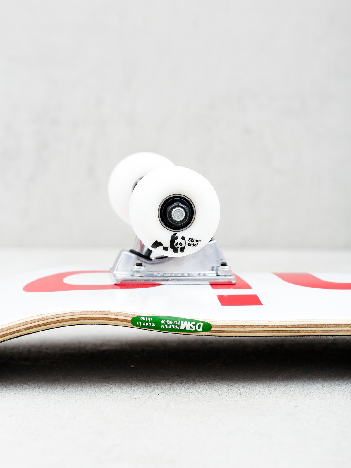 Enjoi Half And Half Skateboard (black/red)