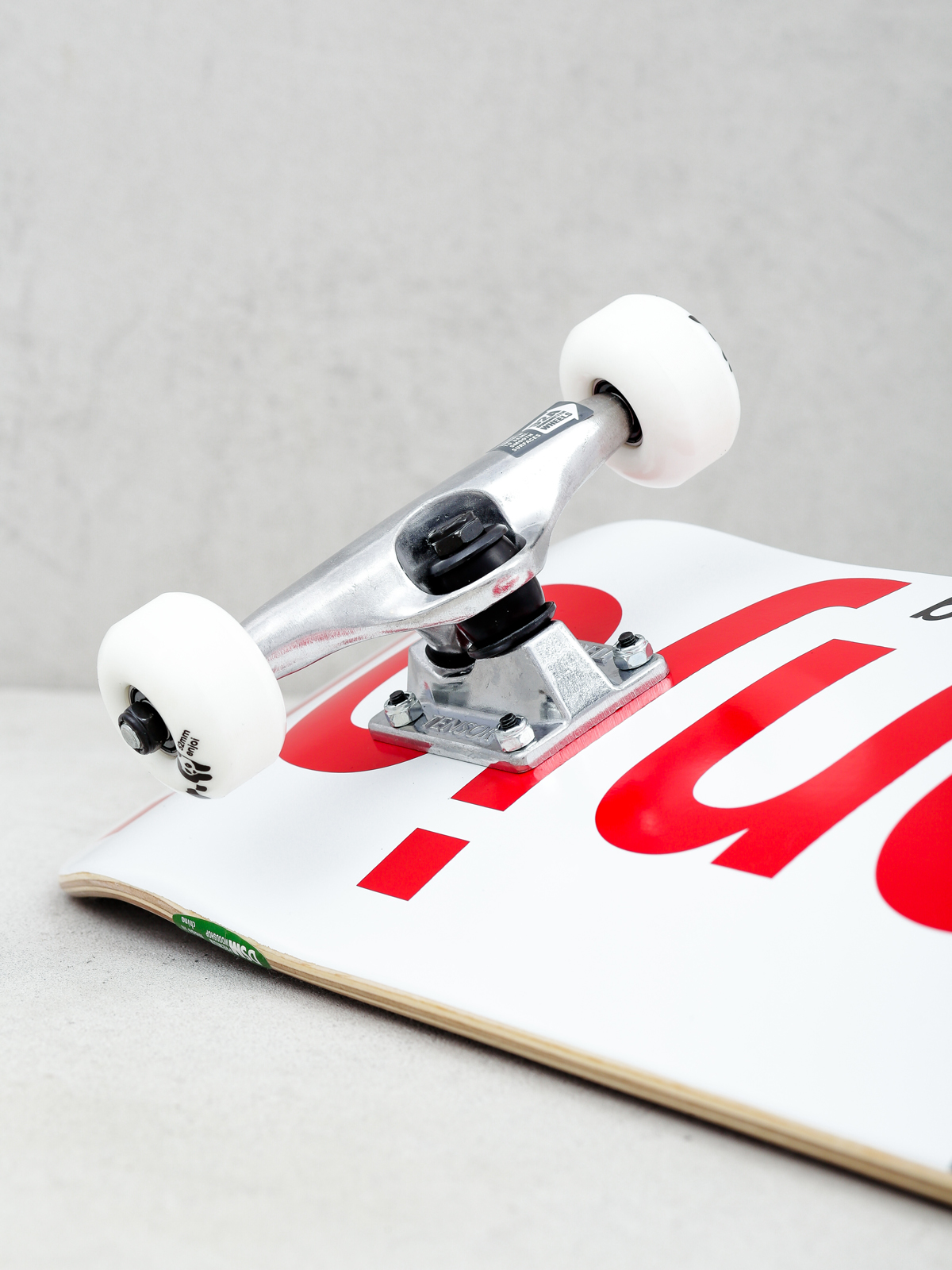 Enjoi Half And Half Skateboard (black/red)