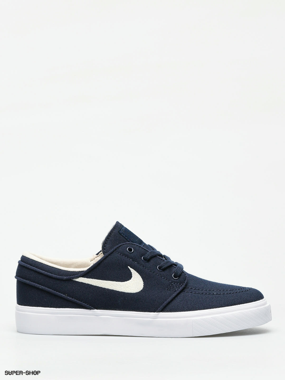 Nike SB Stefan Janoski Canvas Shoes navy blue obsidian light cream white light cream