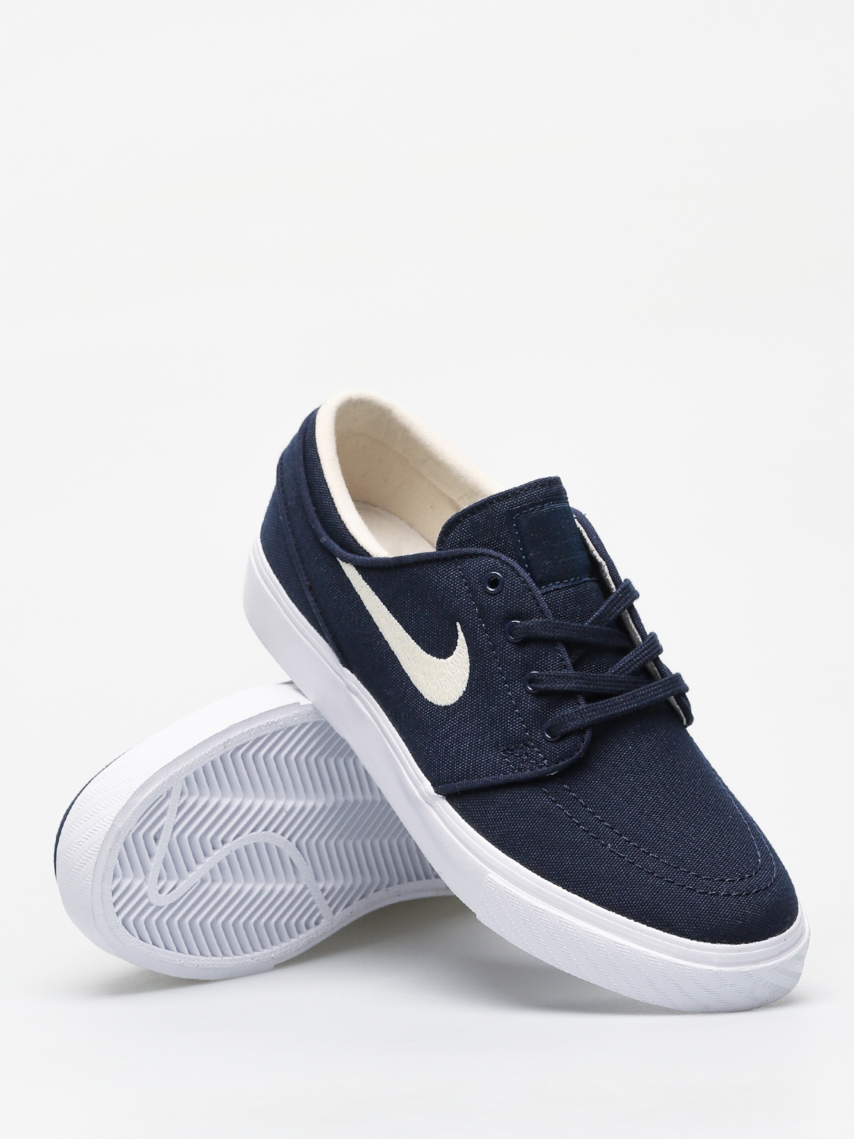 Nike SB Stefan Janoski Canvas Shoes (obsidian/light cream white light cream)