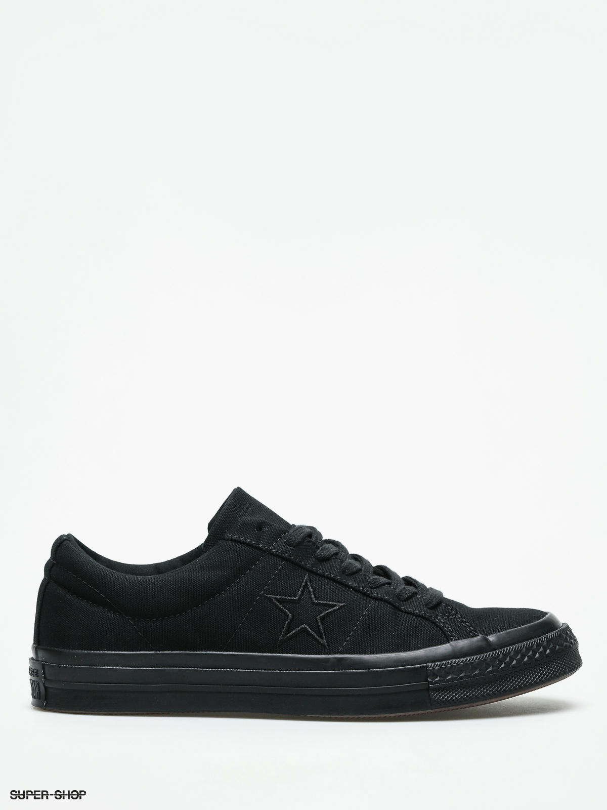 converse one star black black