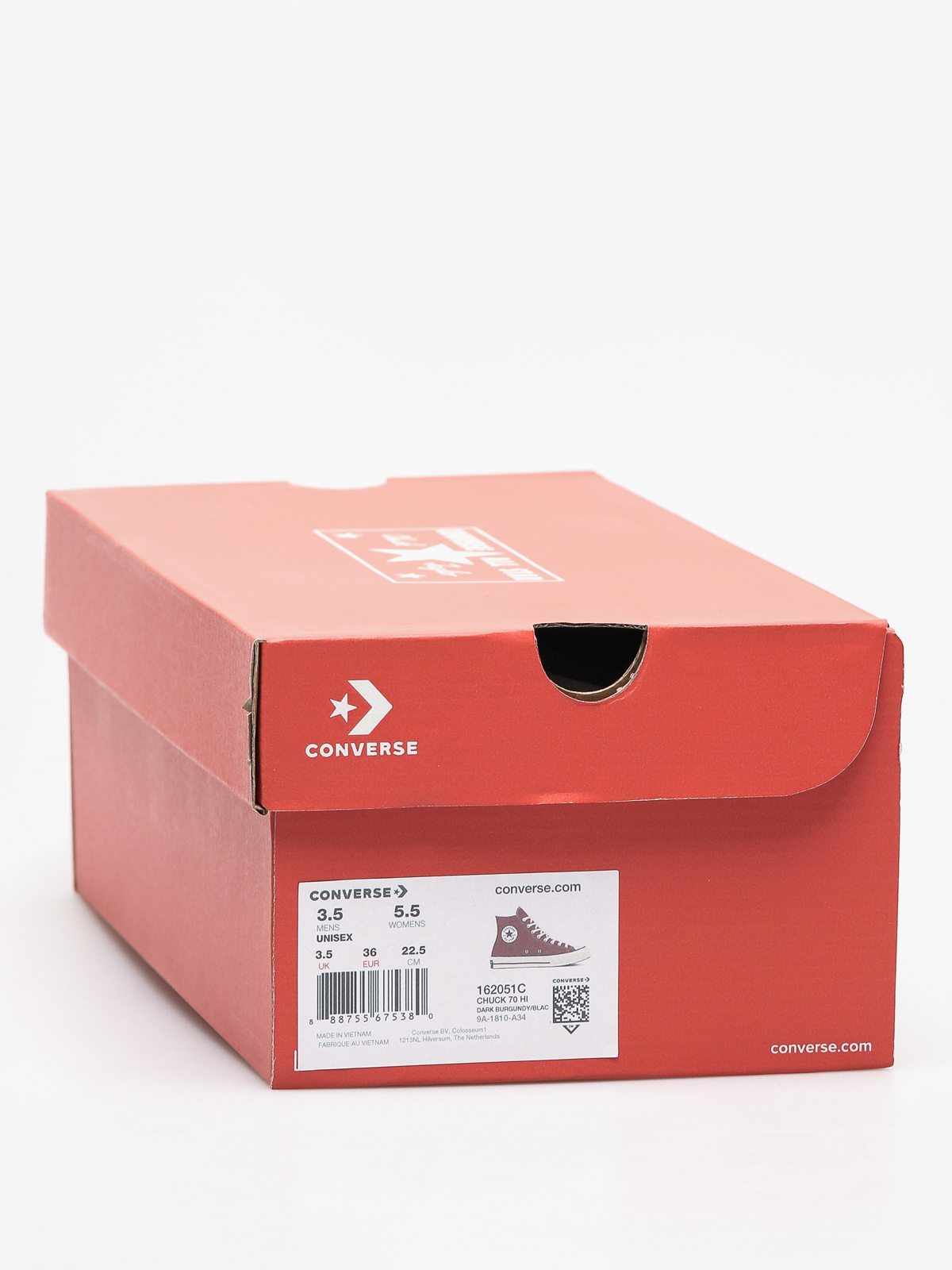 Converse Chuck 70 Hi Chucks (dark burgundy/blac)