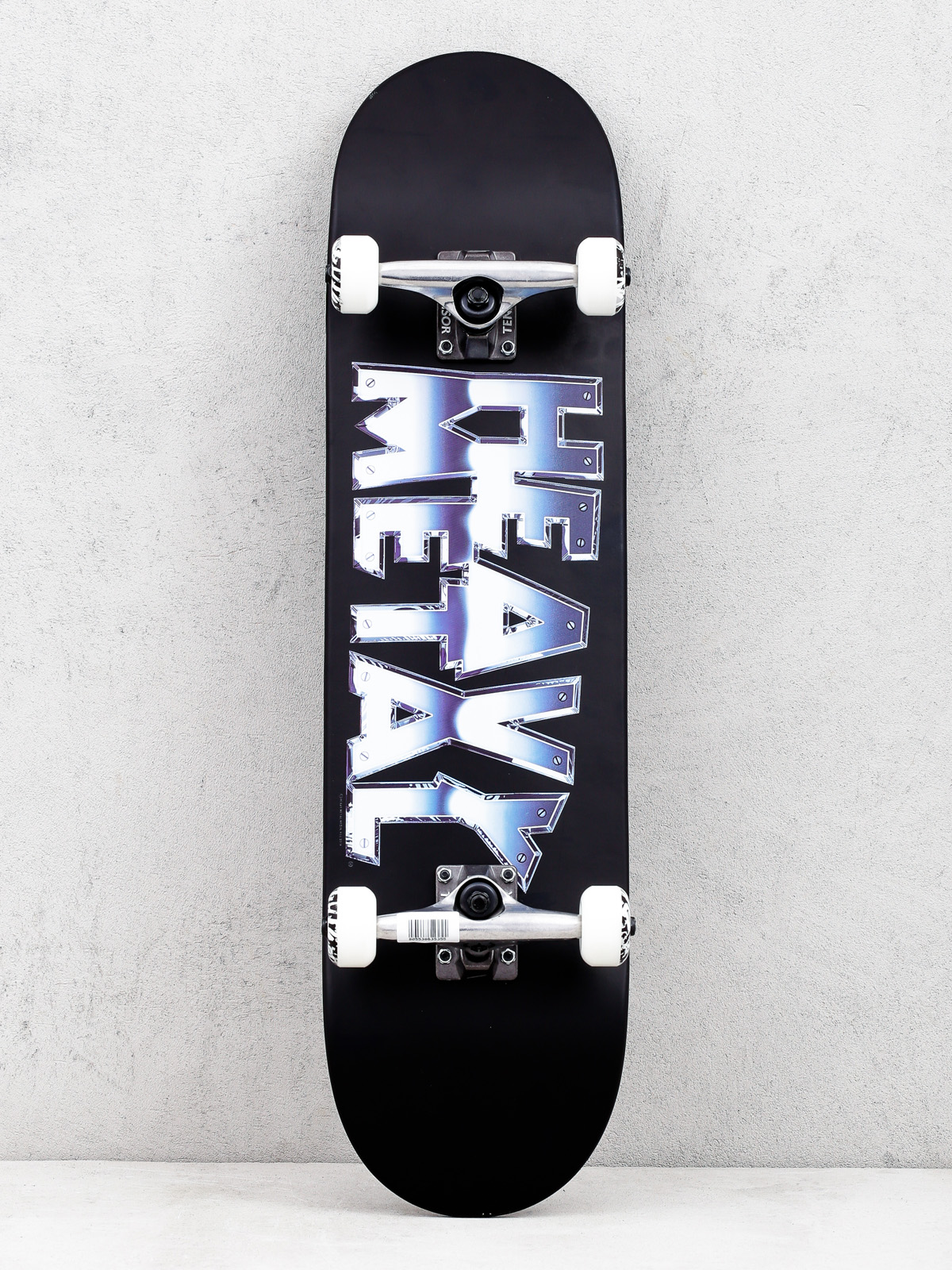 Darkstar Heavy Metal Chrome Skateboard (black)