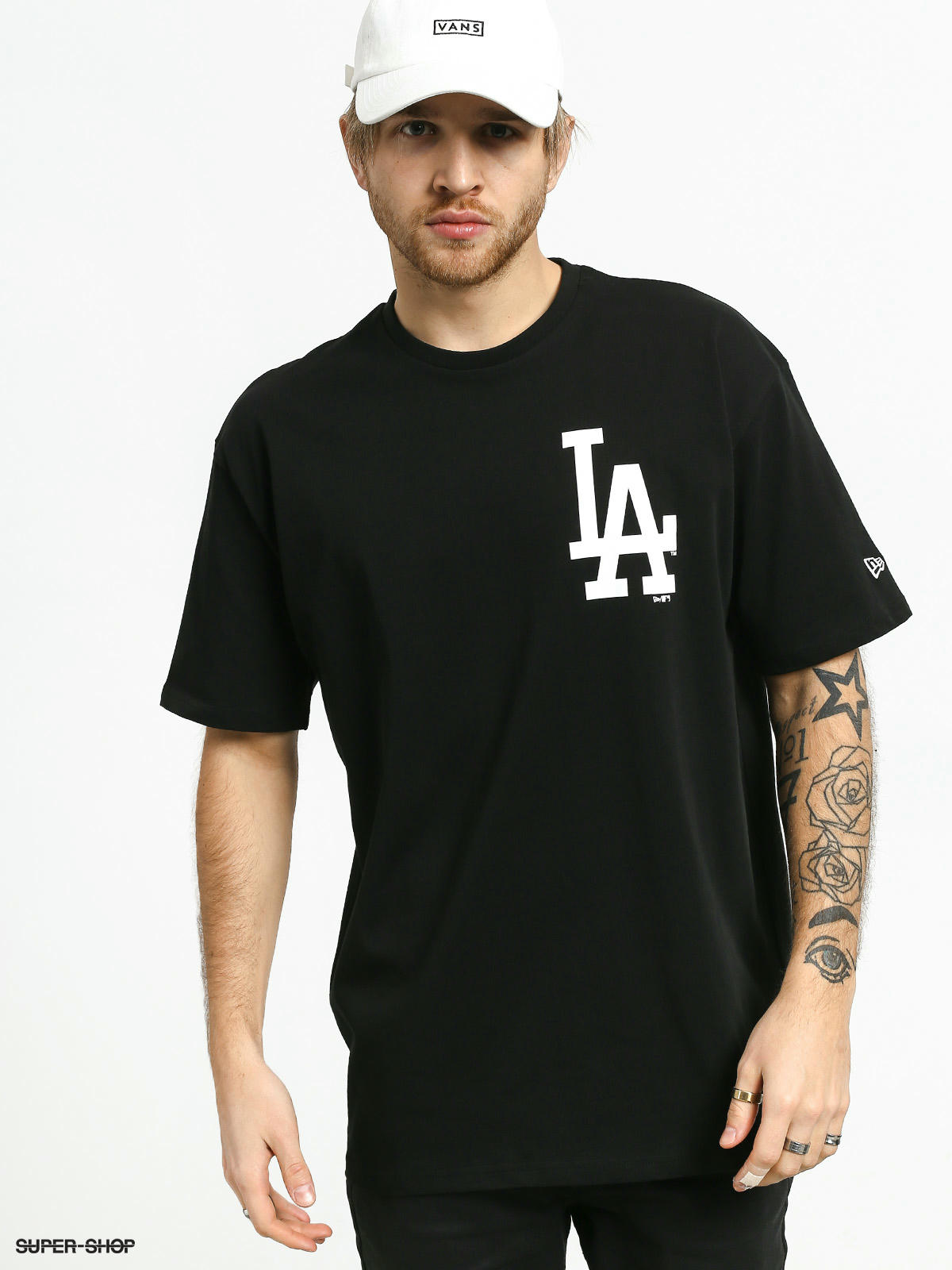 T-shirt New Era LA Dodgers Photo Print Black T-Shirt Footshop