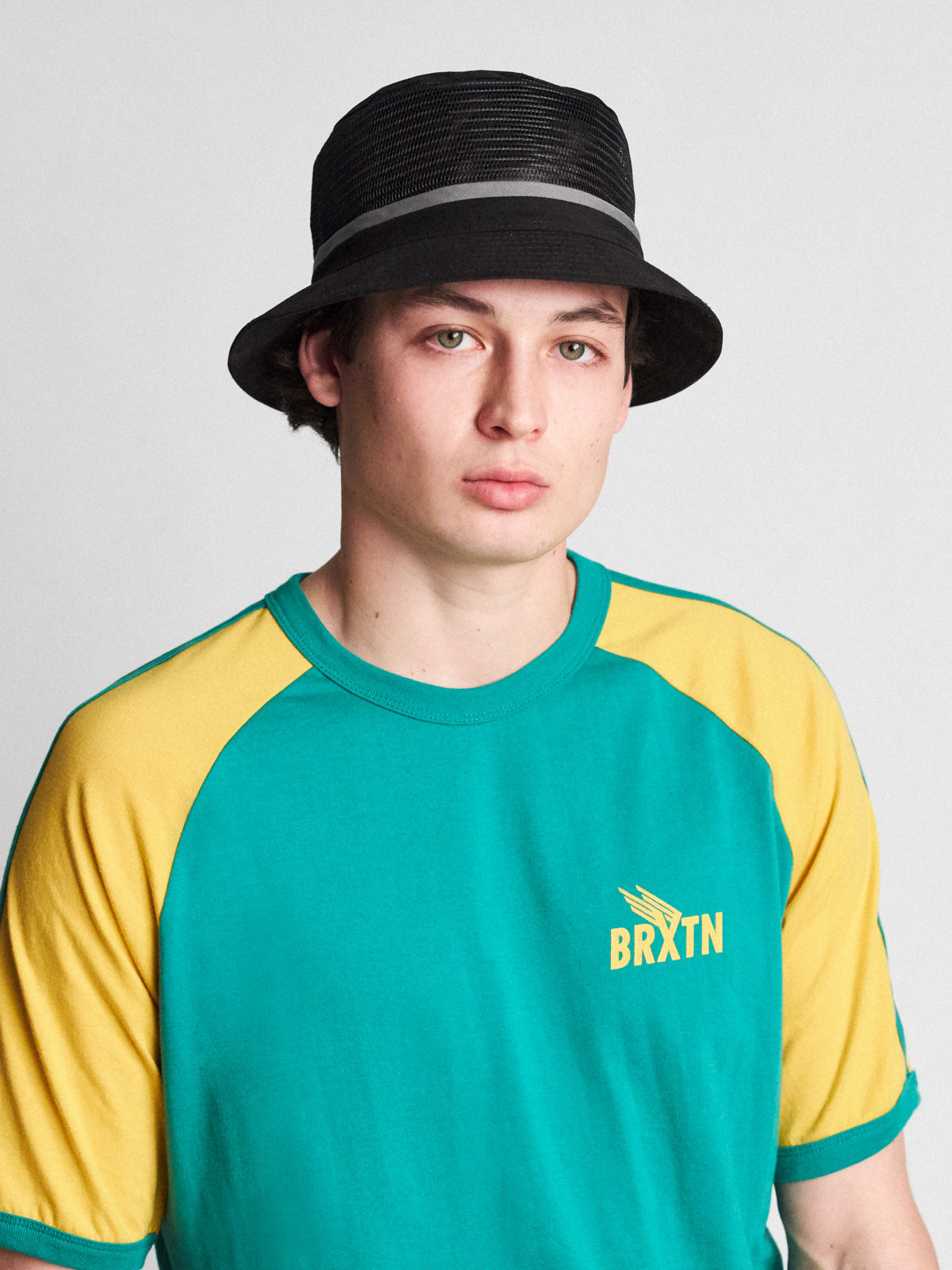 Brixton Hardy Bucket Hat (black/grey)