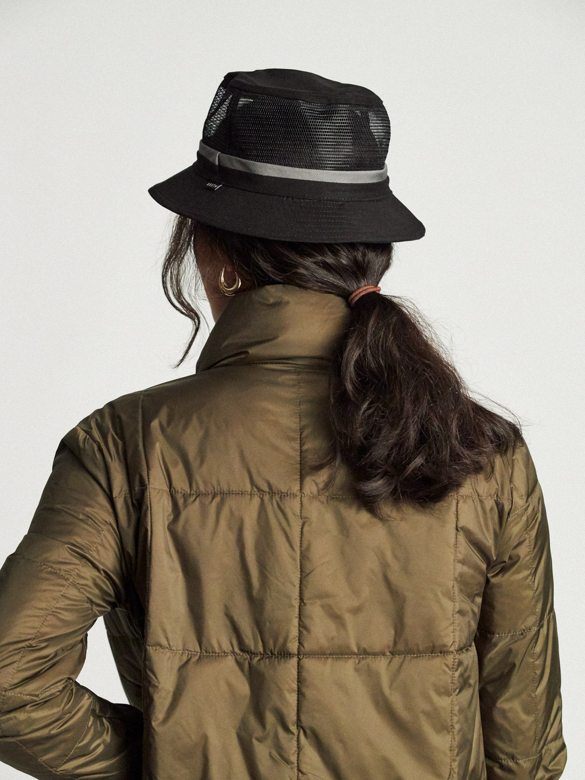 Brixton Hardy Bucket Hat Hut/schibermütze (black/grey)