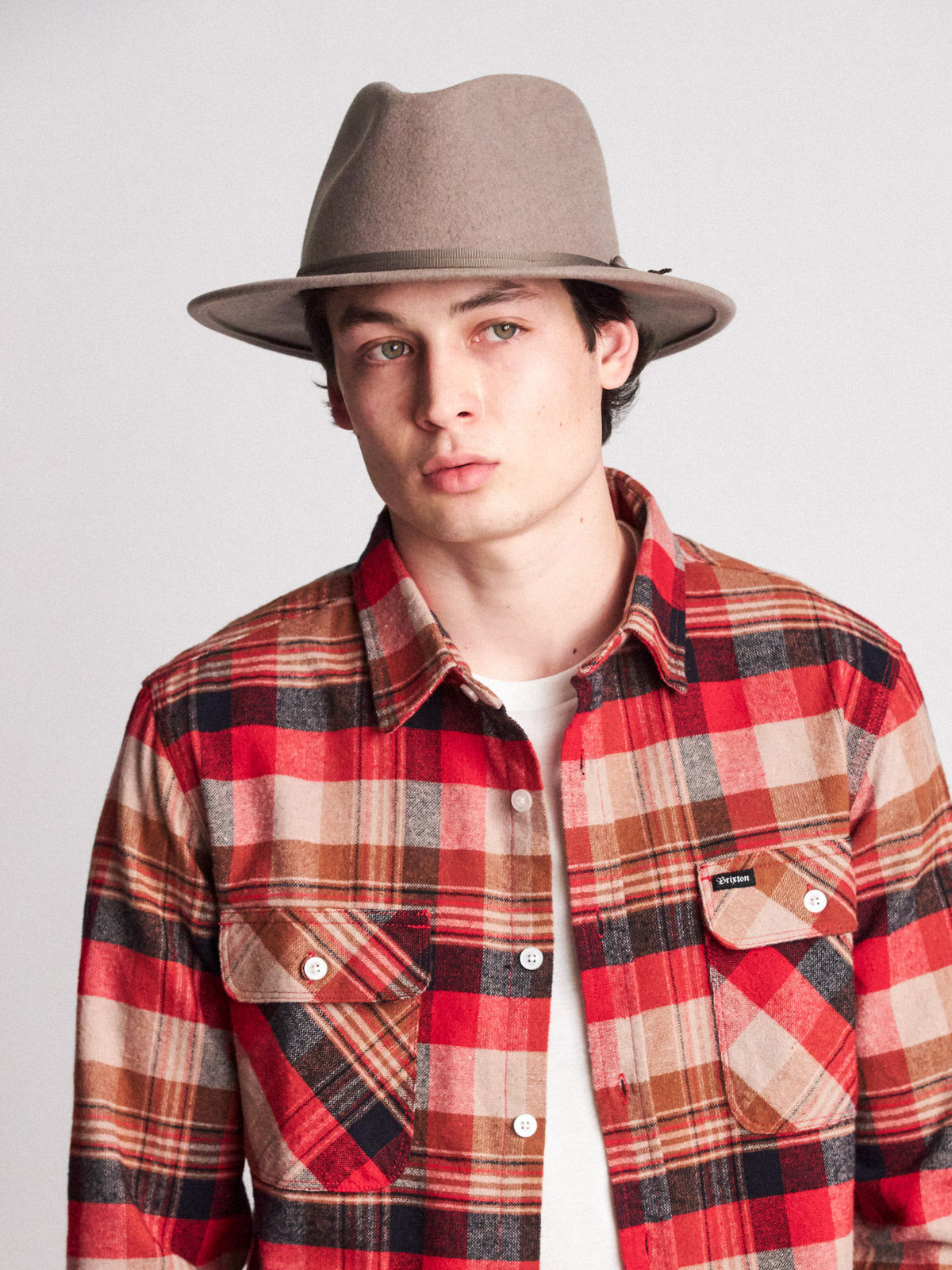 Brixton Coleman Fedora Hut/schibermütze (heather natural)