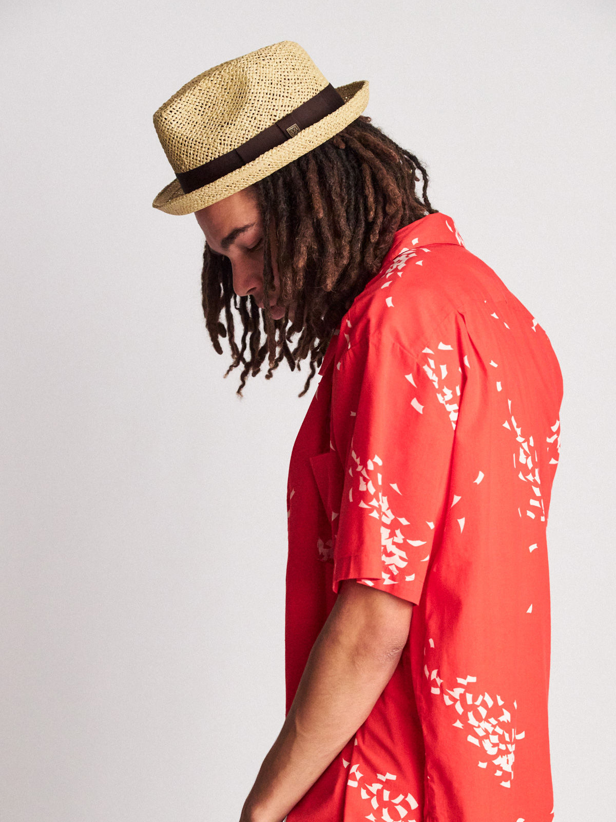 Brixton Castor Fedora Hat (dark tan)