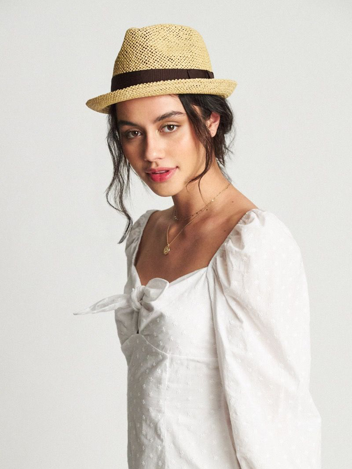 Brixton Castor Fedora Hat (dark tan)