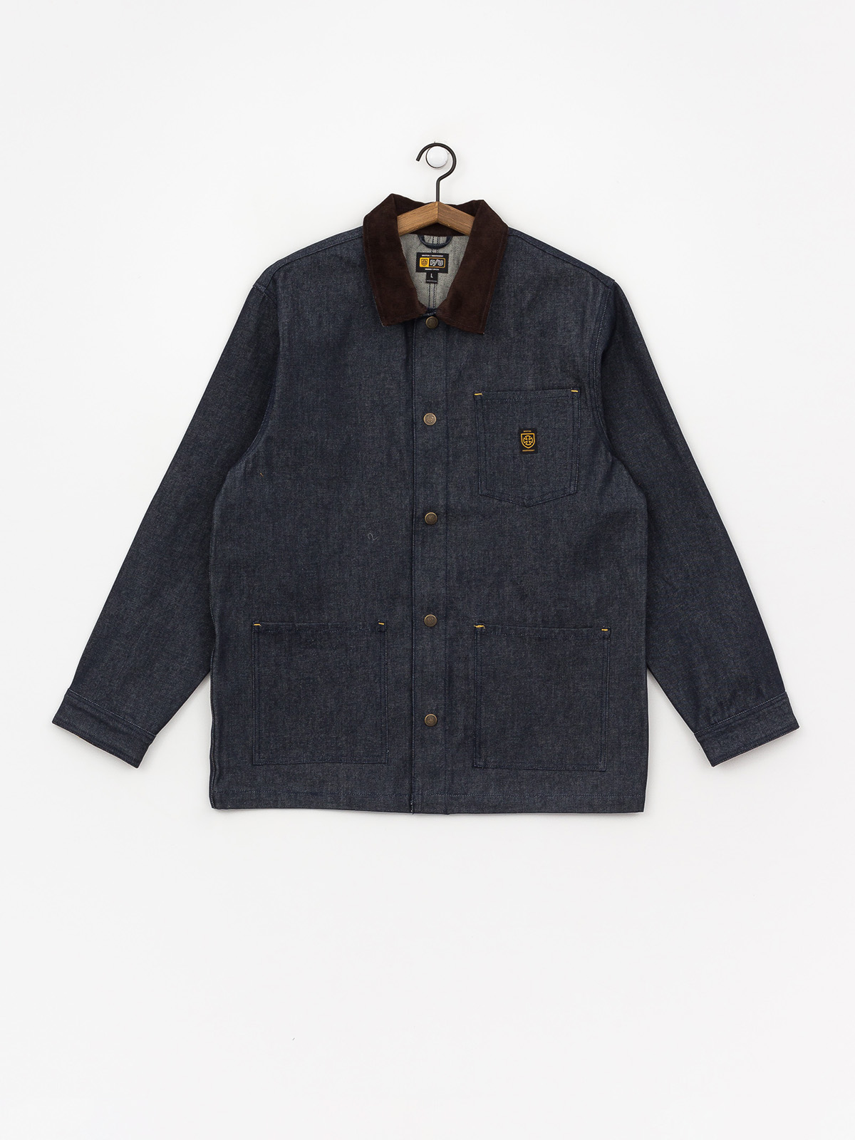 Brixton Yard Denim Jacket - navy blue (raw indigo)