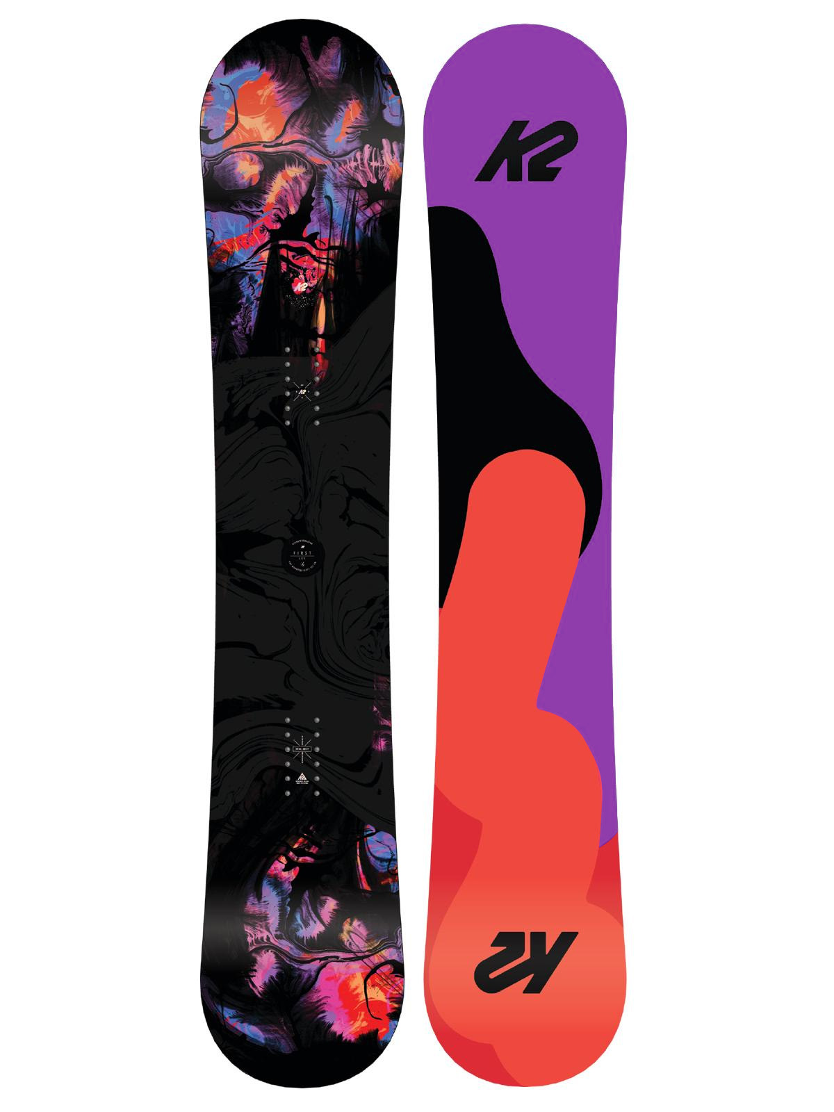 Womens K2 Snowboard First Lite (pink/black/orange)