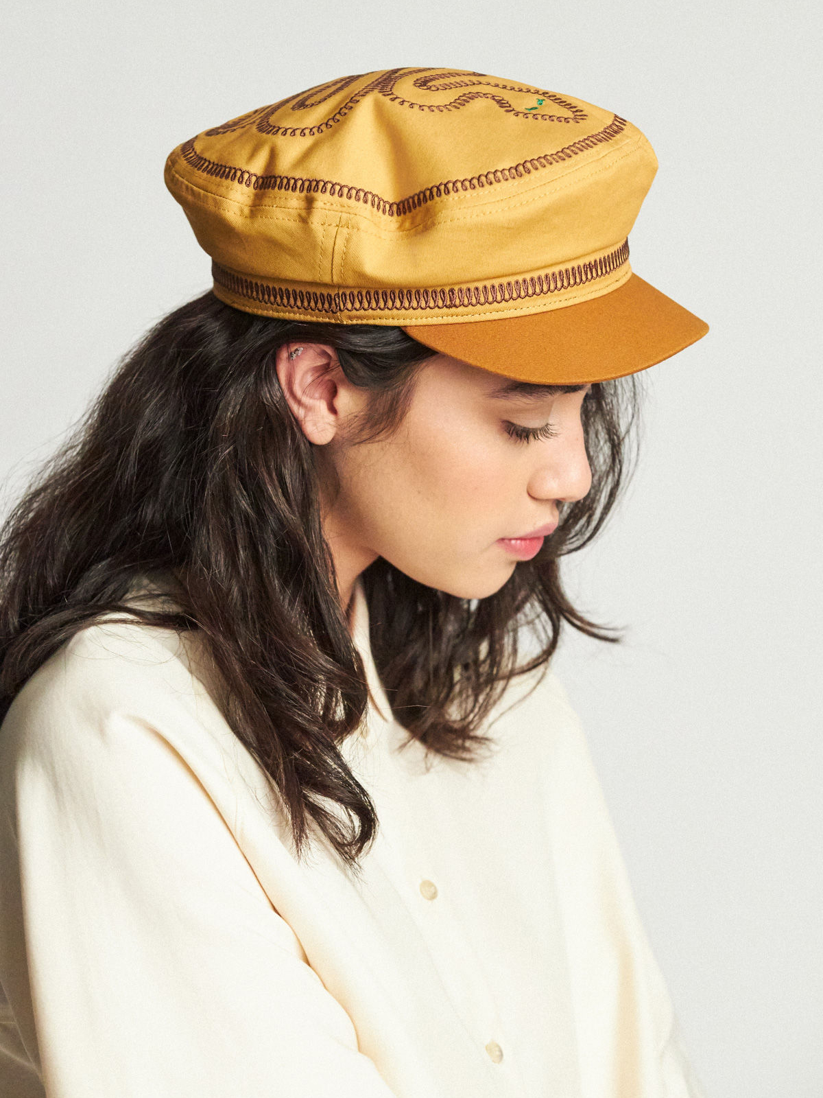 Brixton Fiddler Emb ZD Flat cap - brown (nugget gold) display picture 2
