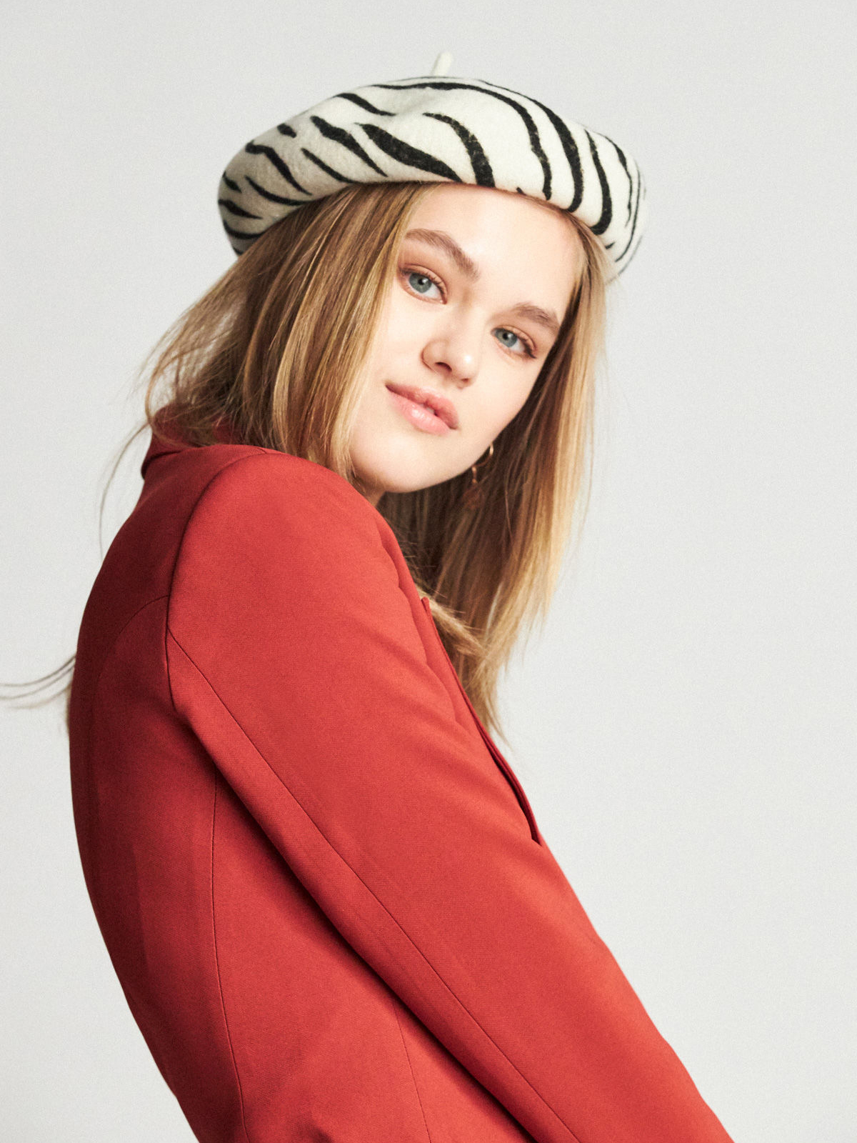 Brixton Audrey Beret Flat cap Wmn (white tiger)