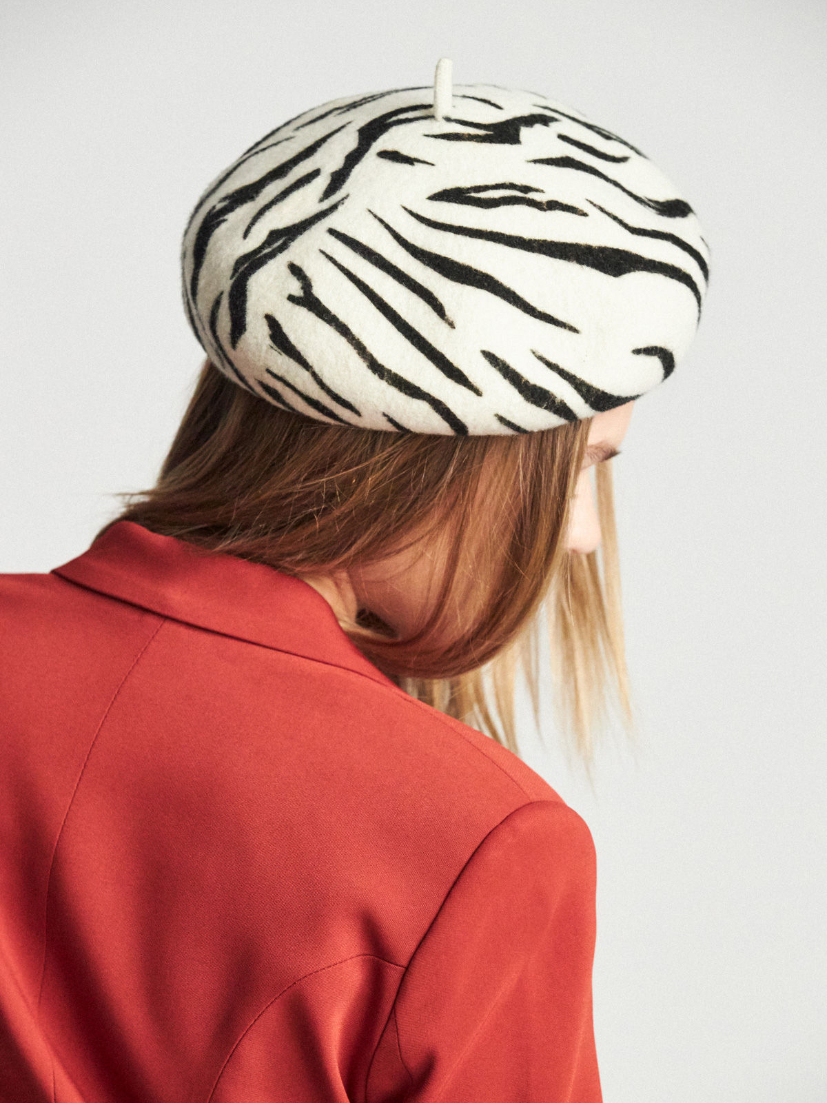 Brixton Audrey Beret Flat cap Wmn (white tiger)