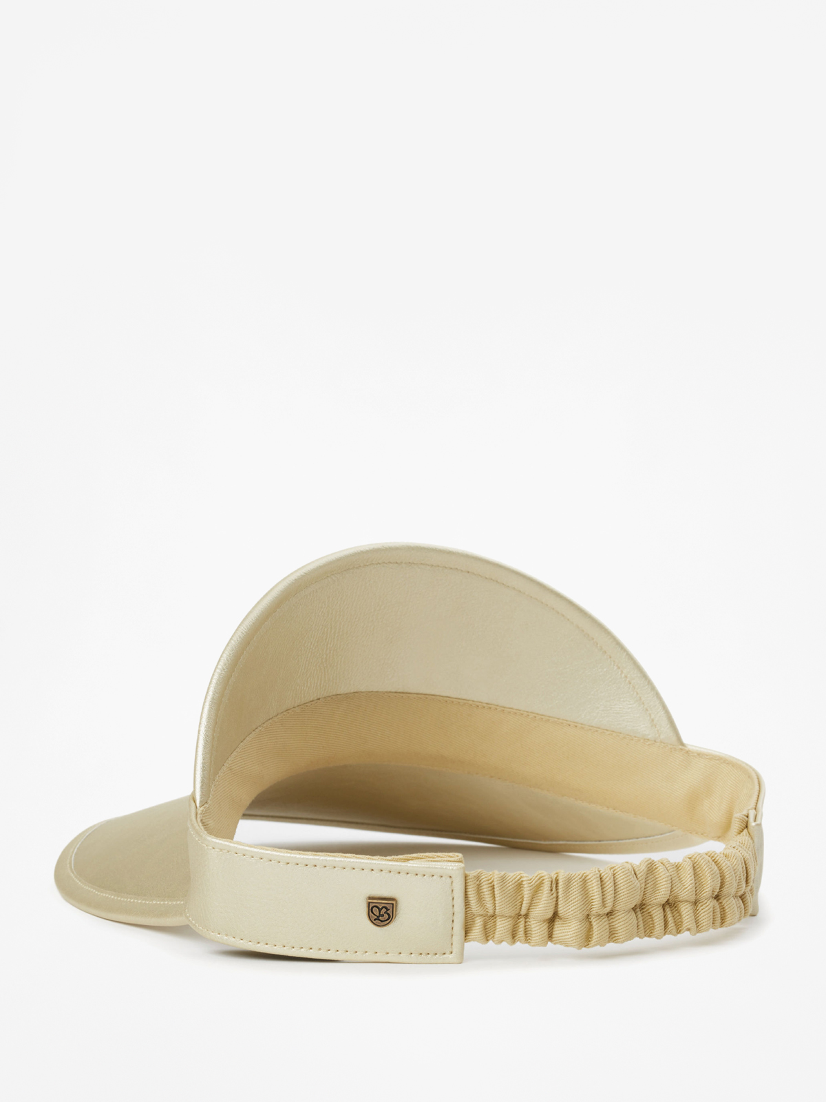 Killer Brixton Monroe champagne gold visor hat beach festival OS Catalina Straw Visor | Premium Straw Visor | Hemlock Hat Co main image 4
