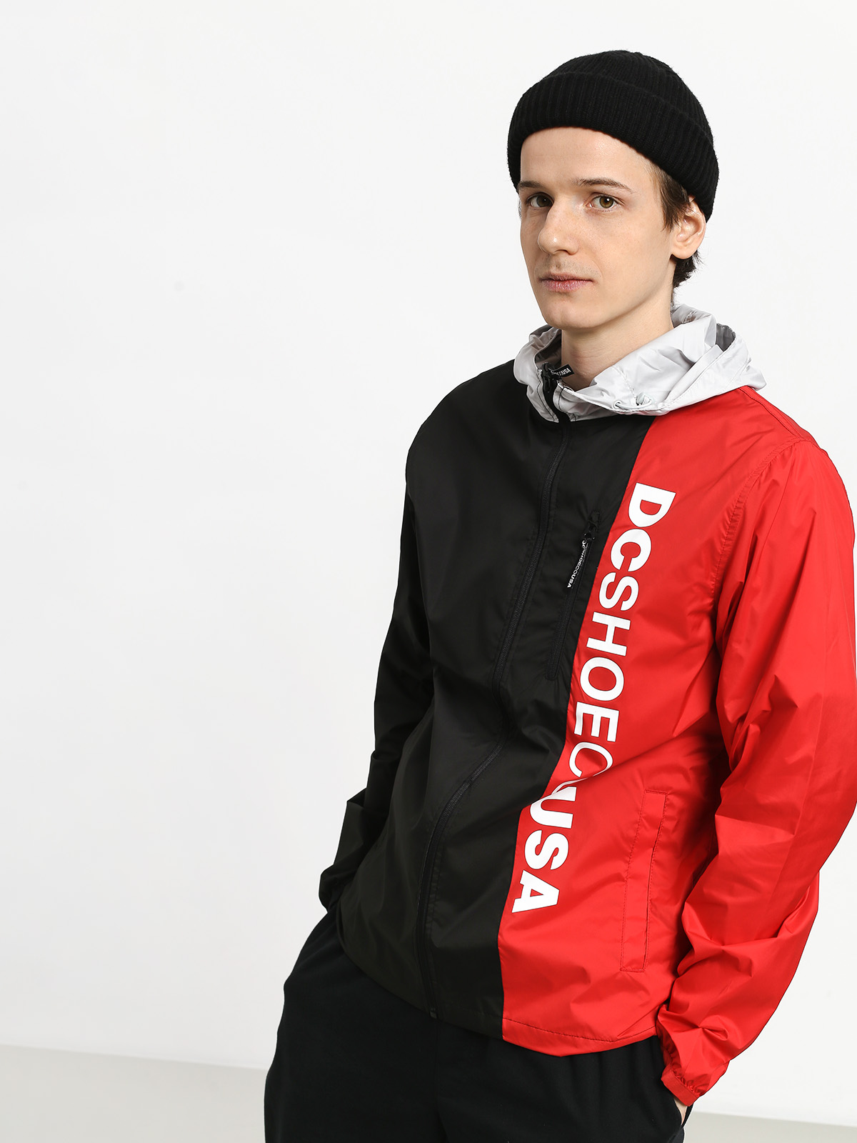 setscale color block hooded jacket