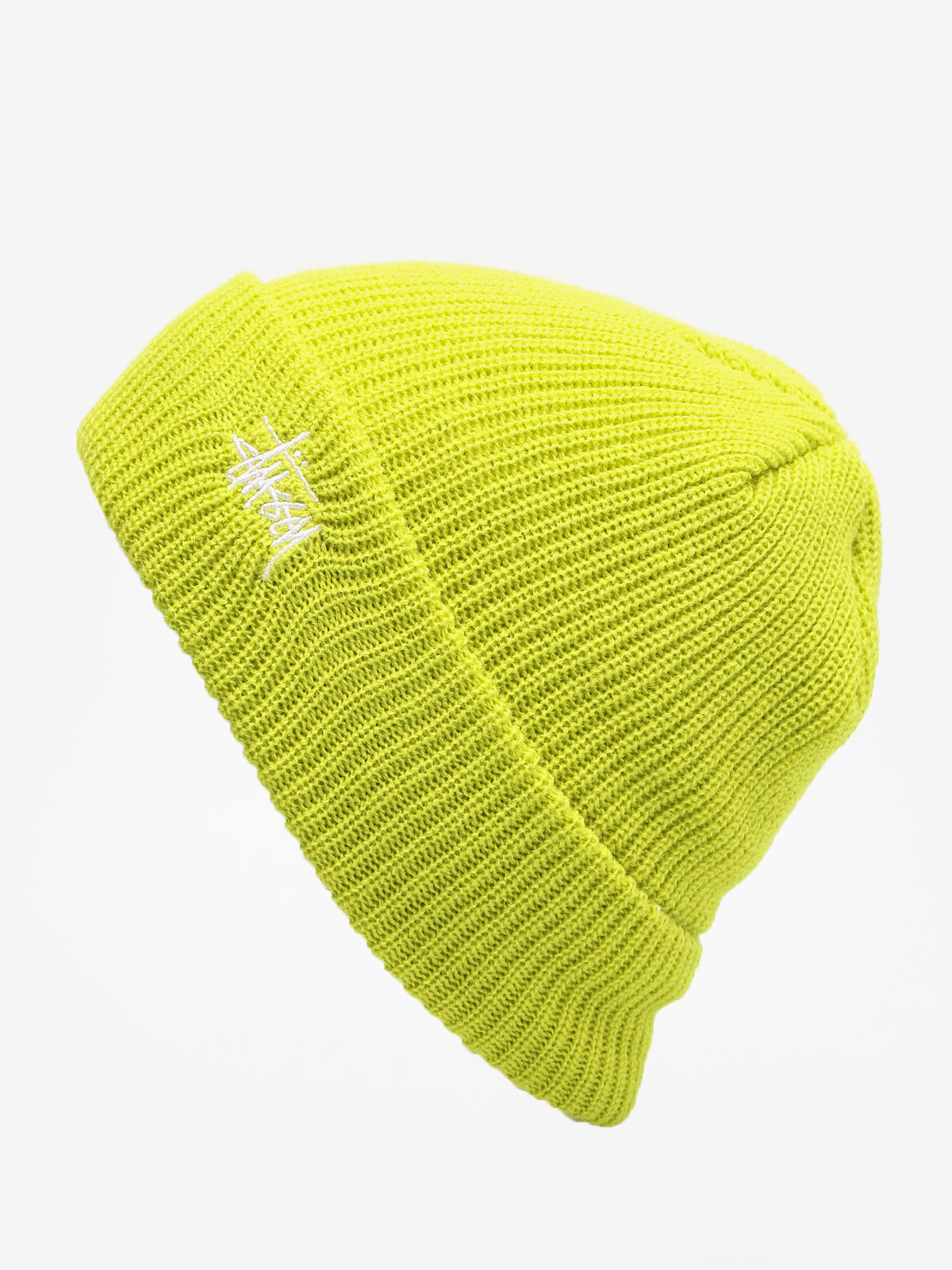 yellow stussy beanie