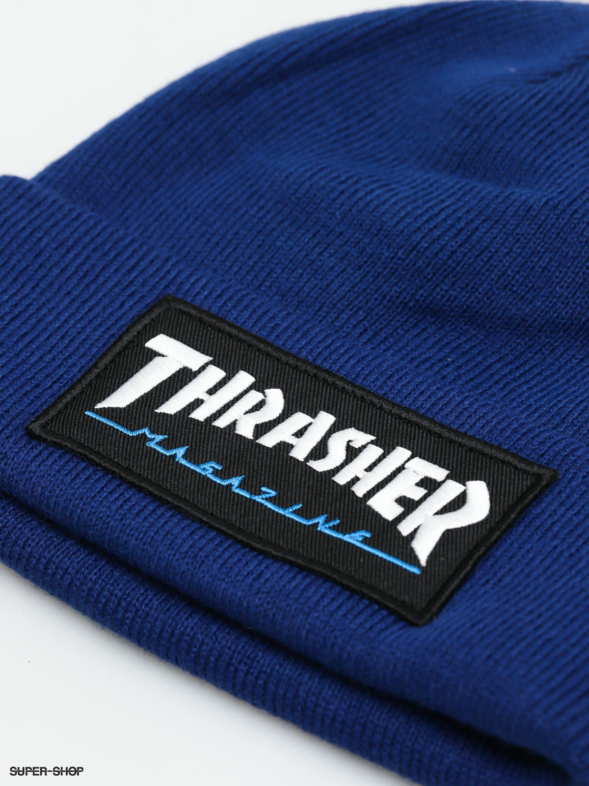 blue thrasher beanie