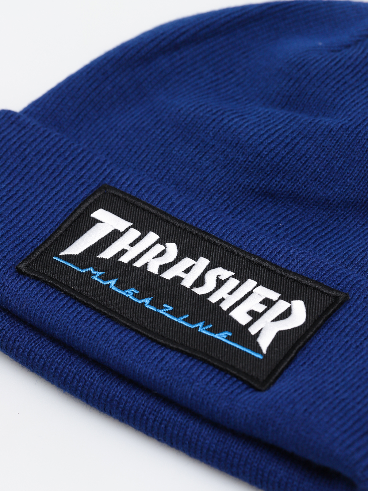 Thrasher Logo Patch Beanie (navy)