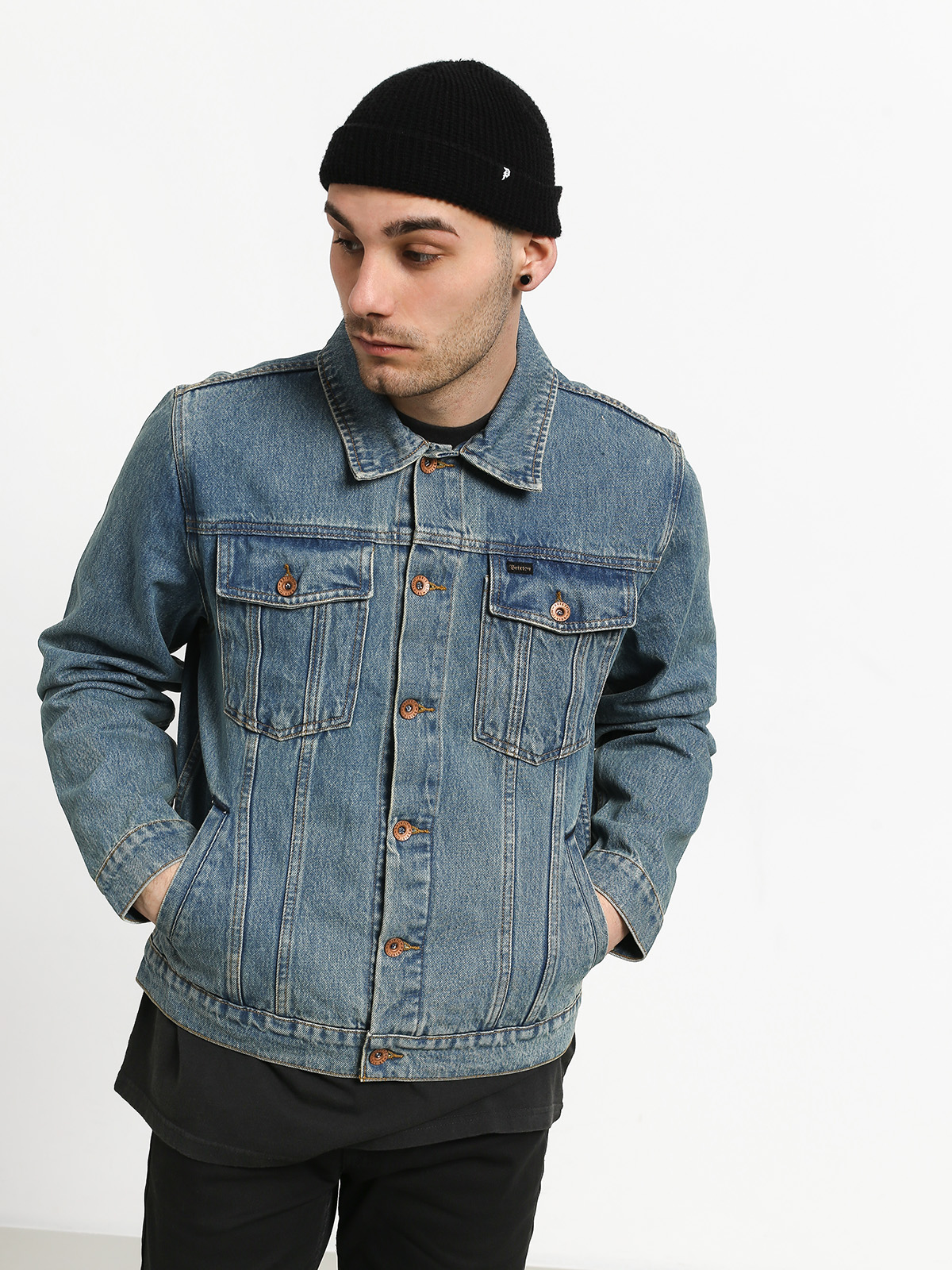 brixton jean jacket