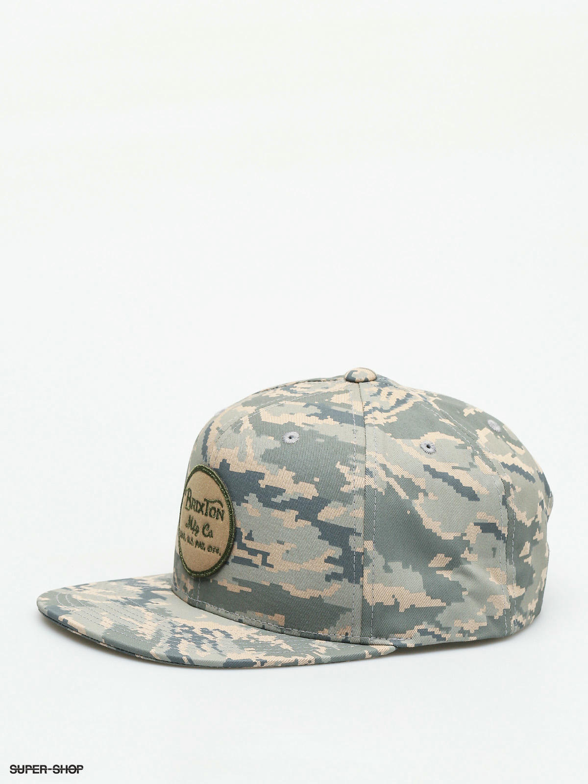 brixton snapback camo