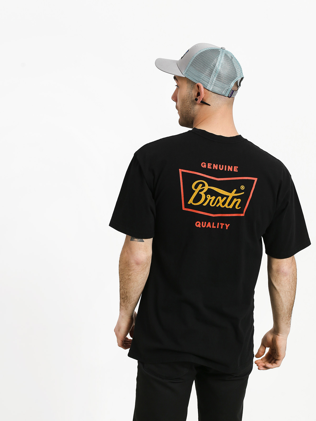 Brixton Stith Stnd T-shirt (black/gold)