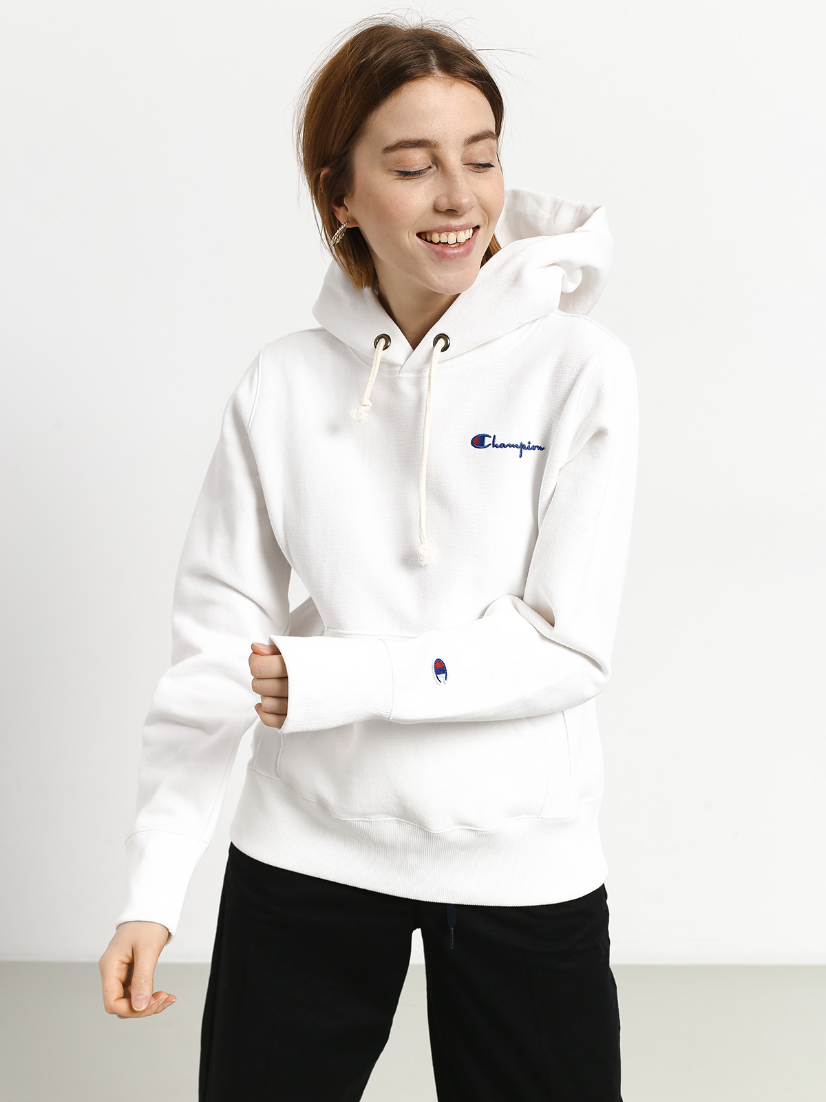 Champion Premium Reverse Weave Hooded Sweatshirt HD Hoodie Wmn