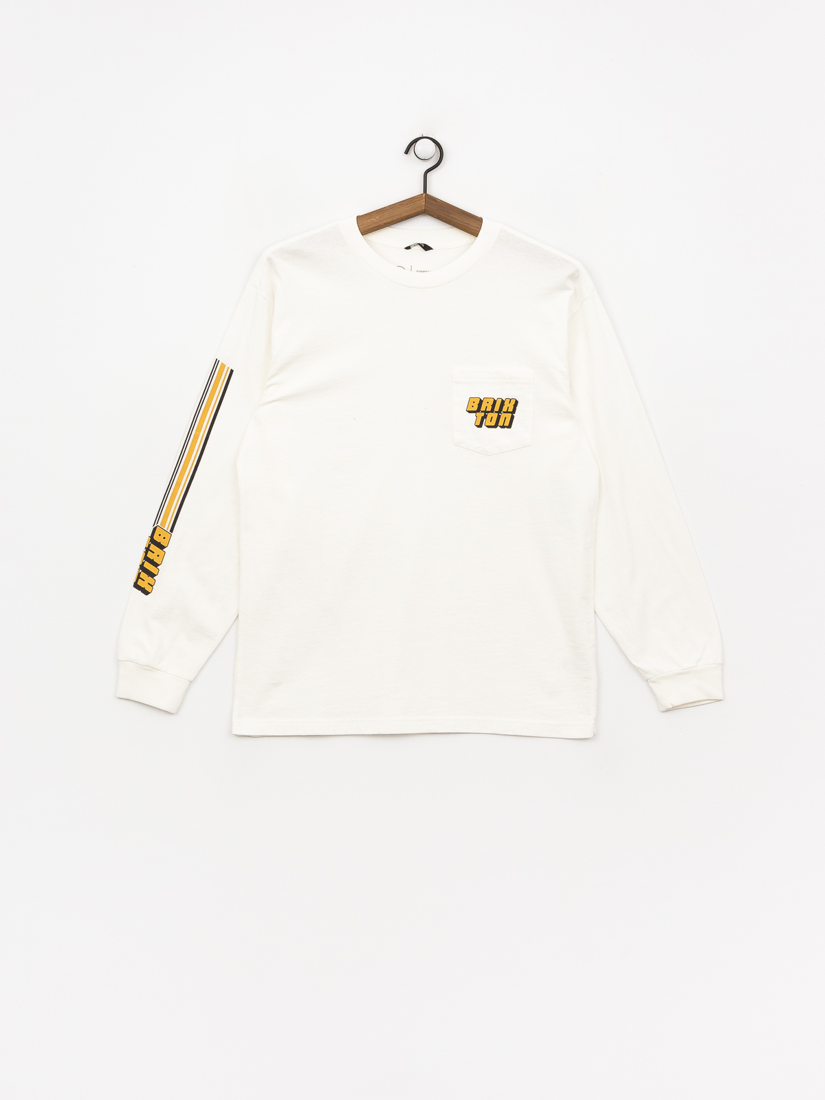 Brixton Chiba Stt Pkt Longsleeve (off white)