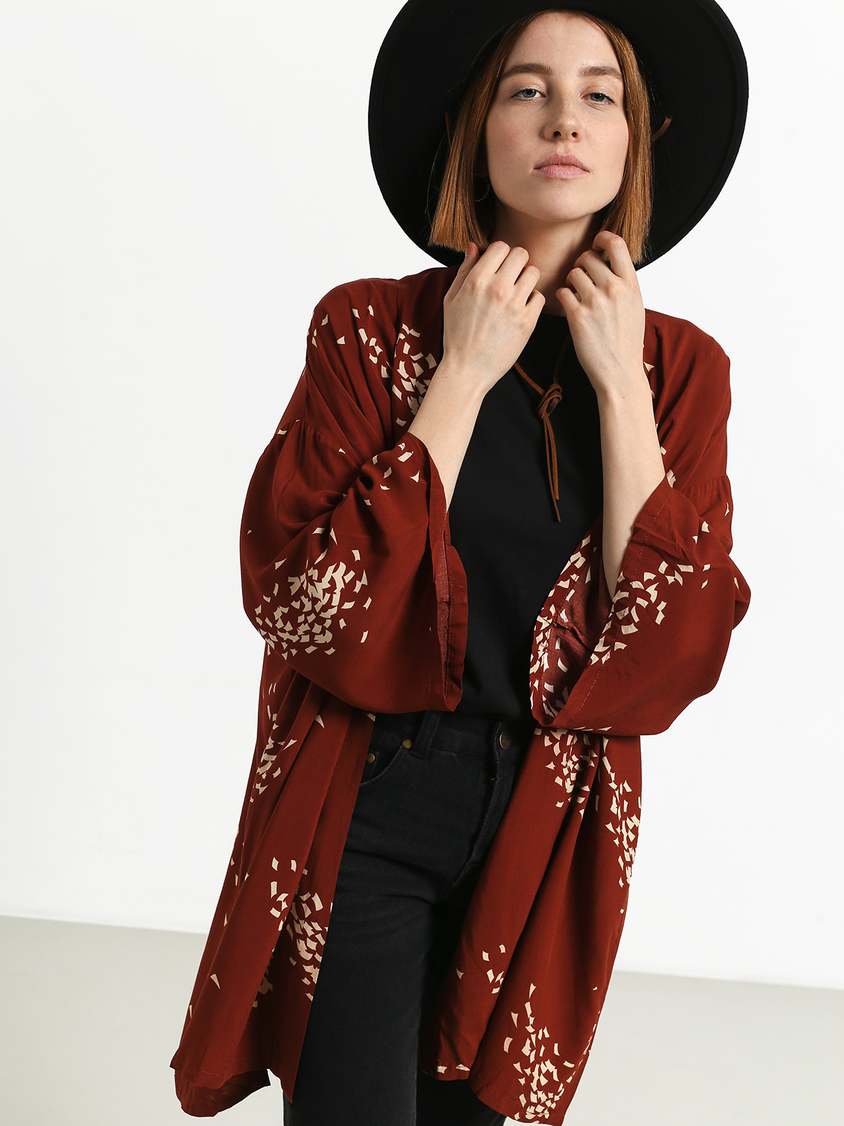 Brixton Evangeline Kimono T-shirt Wmn (henna)