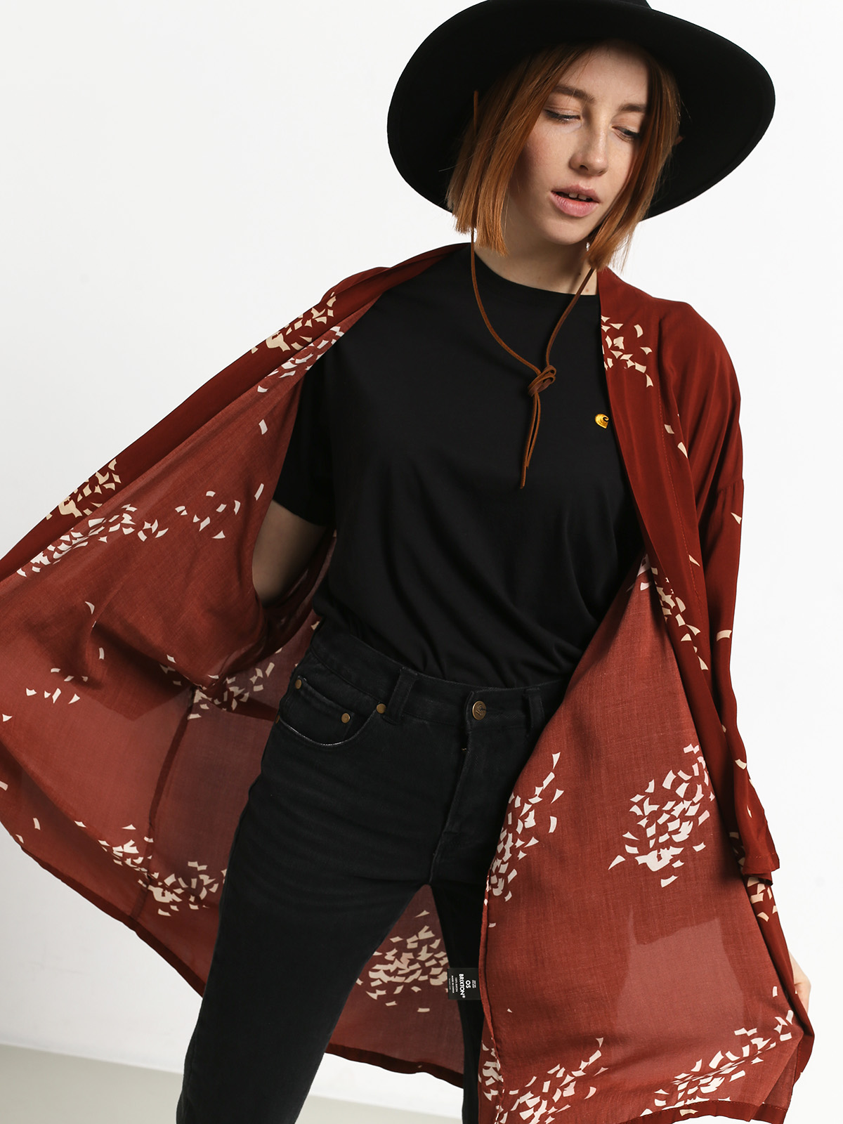 Brixton Evangeline Kimono T-shirt Wmn (henna)