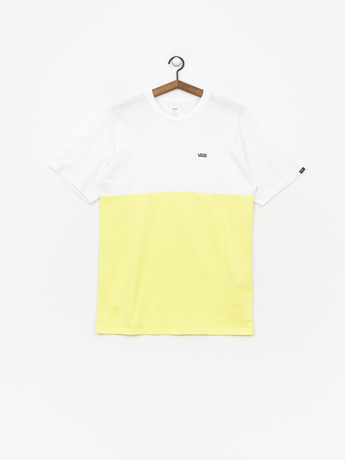 Vans ColorBlock T-shirt (white/sunny lime)