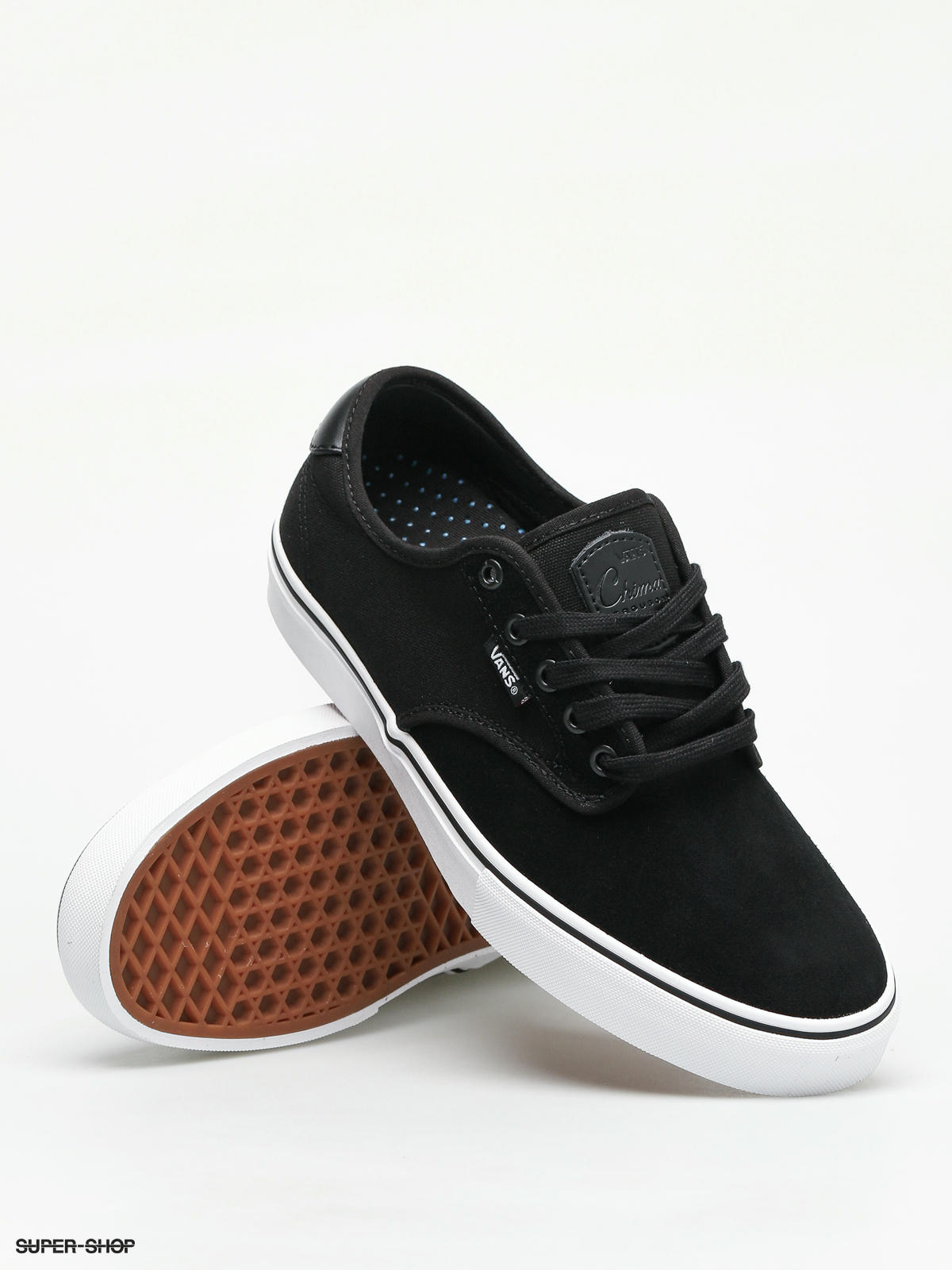 Vans chima ferguson pro black white tan sale