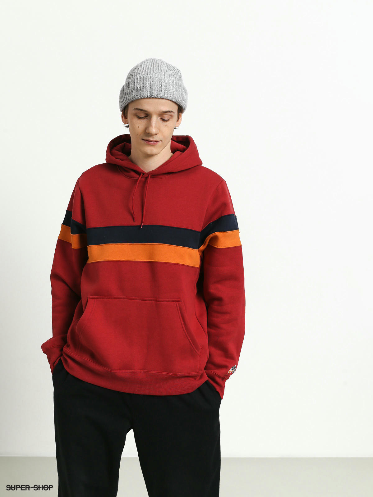 nike stripe hoodie