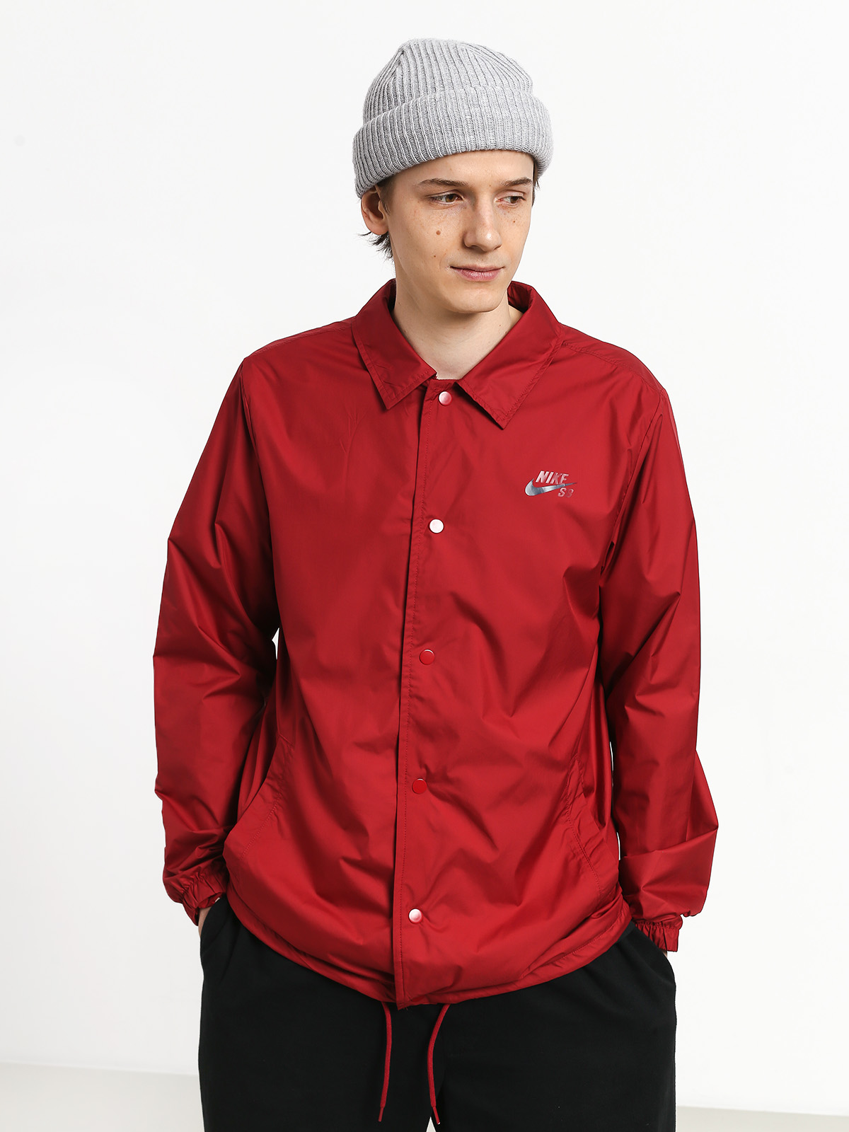 Nike SB Shield Jacket red (team crimson/obsidian)