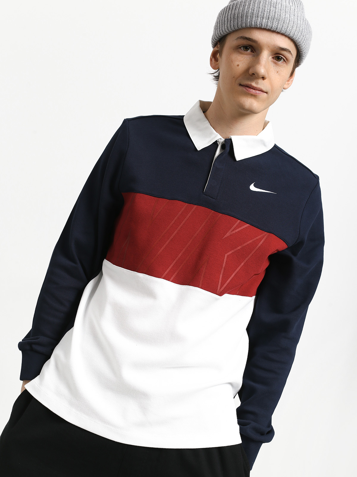 Nike sb long hot sale sleeve polo