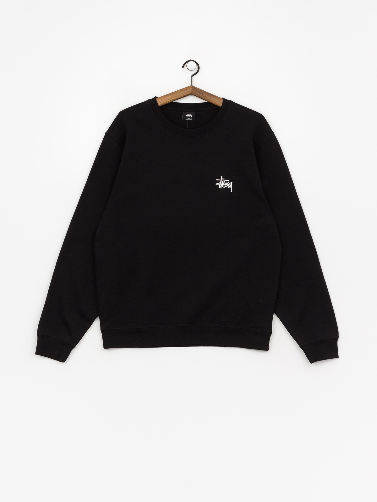 Stussy Basic Crew Sweatshirt (black)
