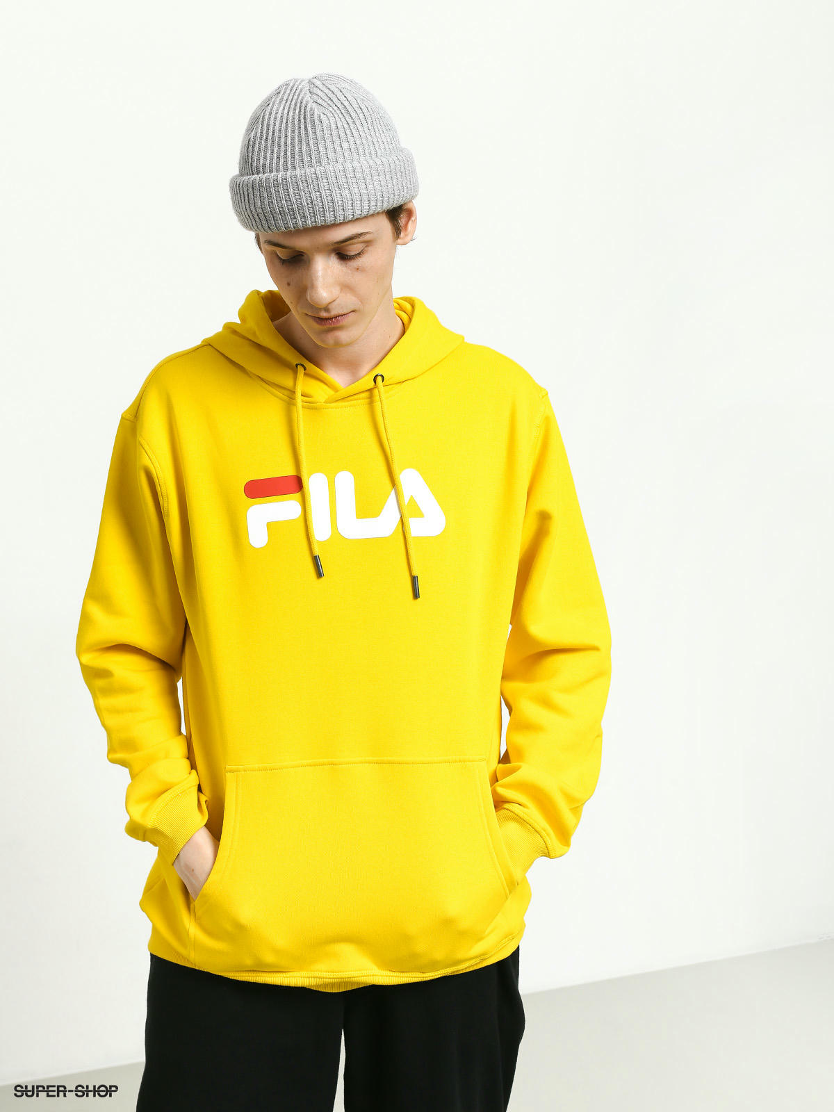 Yellow hoodie deals fila