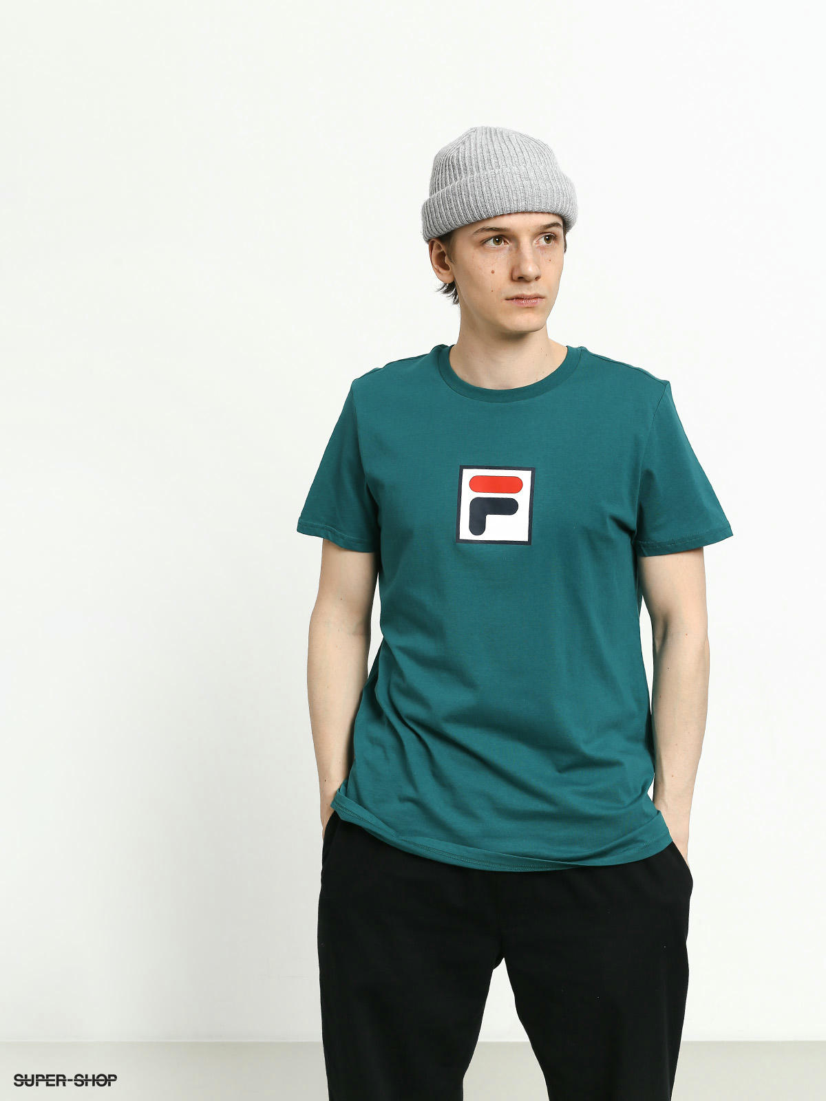 teal fila shirt