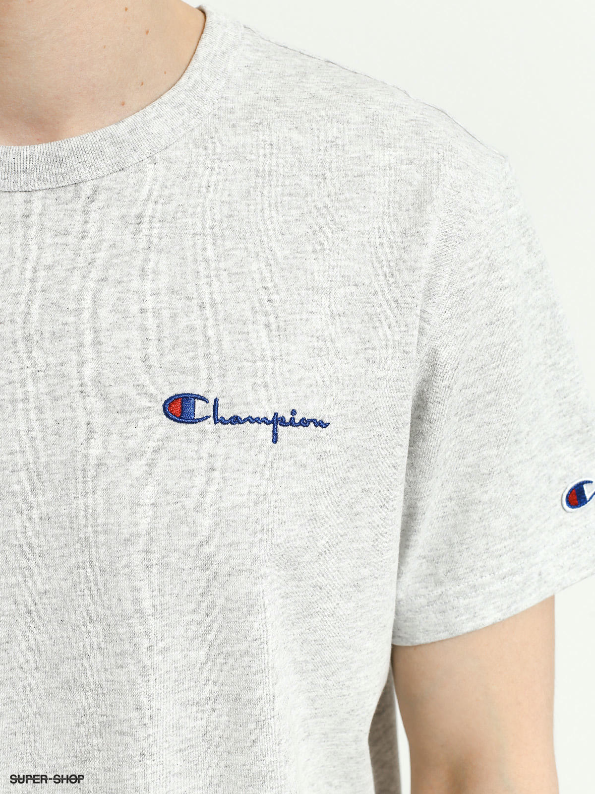 champion chest logo t shirt