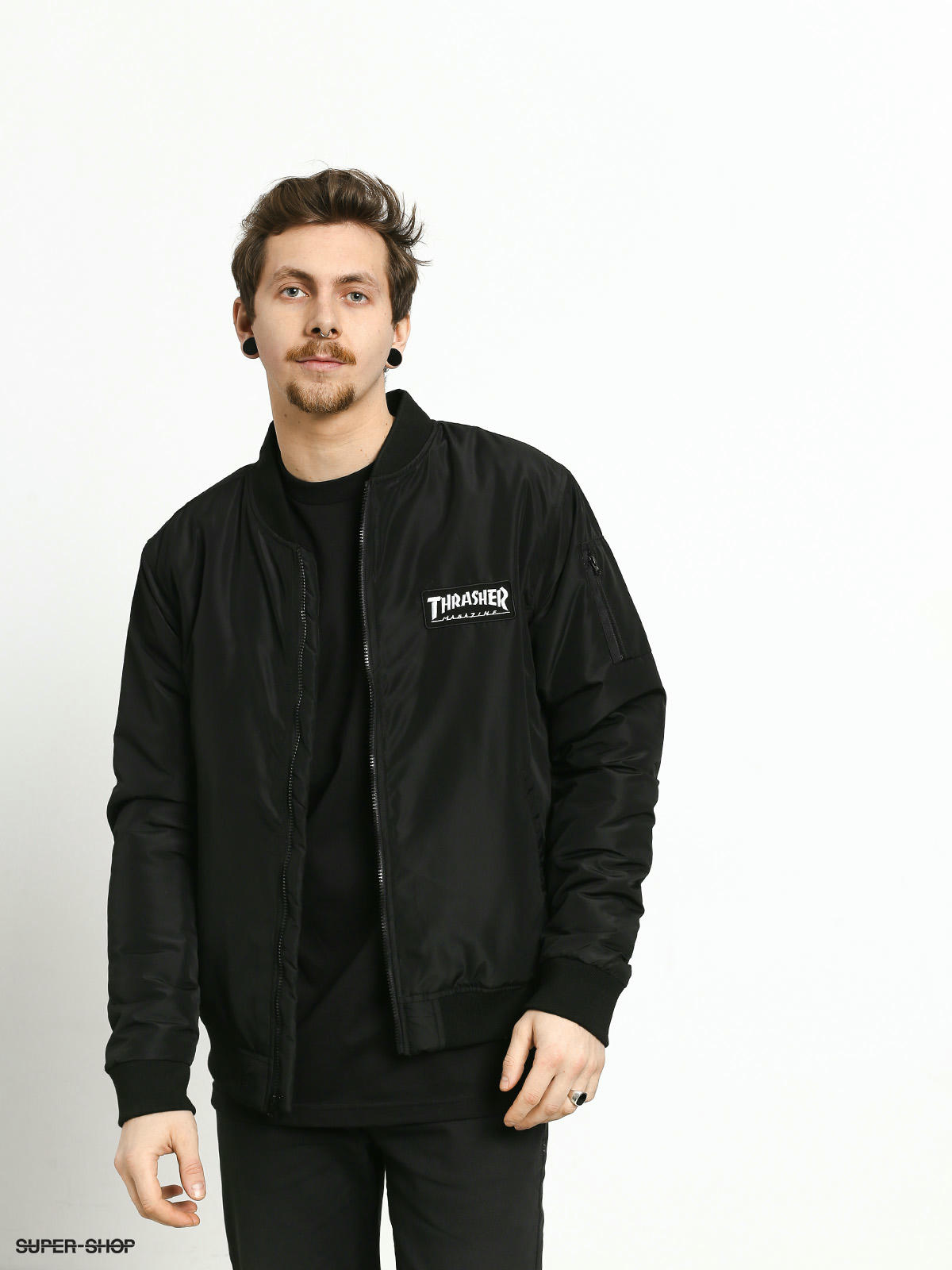 Thrasher bomber 2024 jacket black