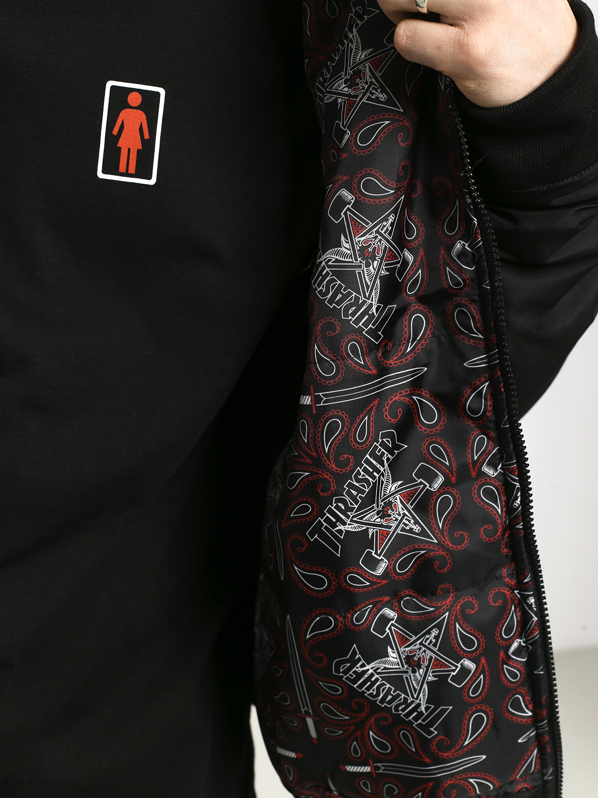 Thrasher Bomber Jacket (black)
