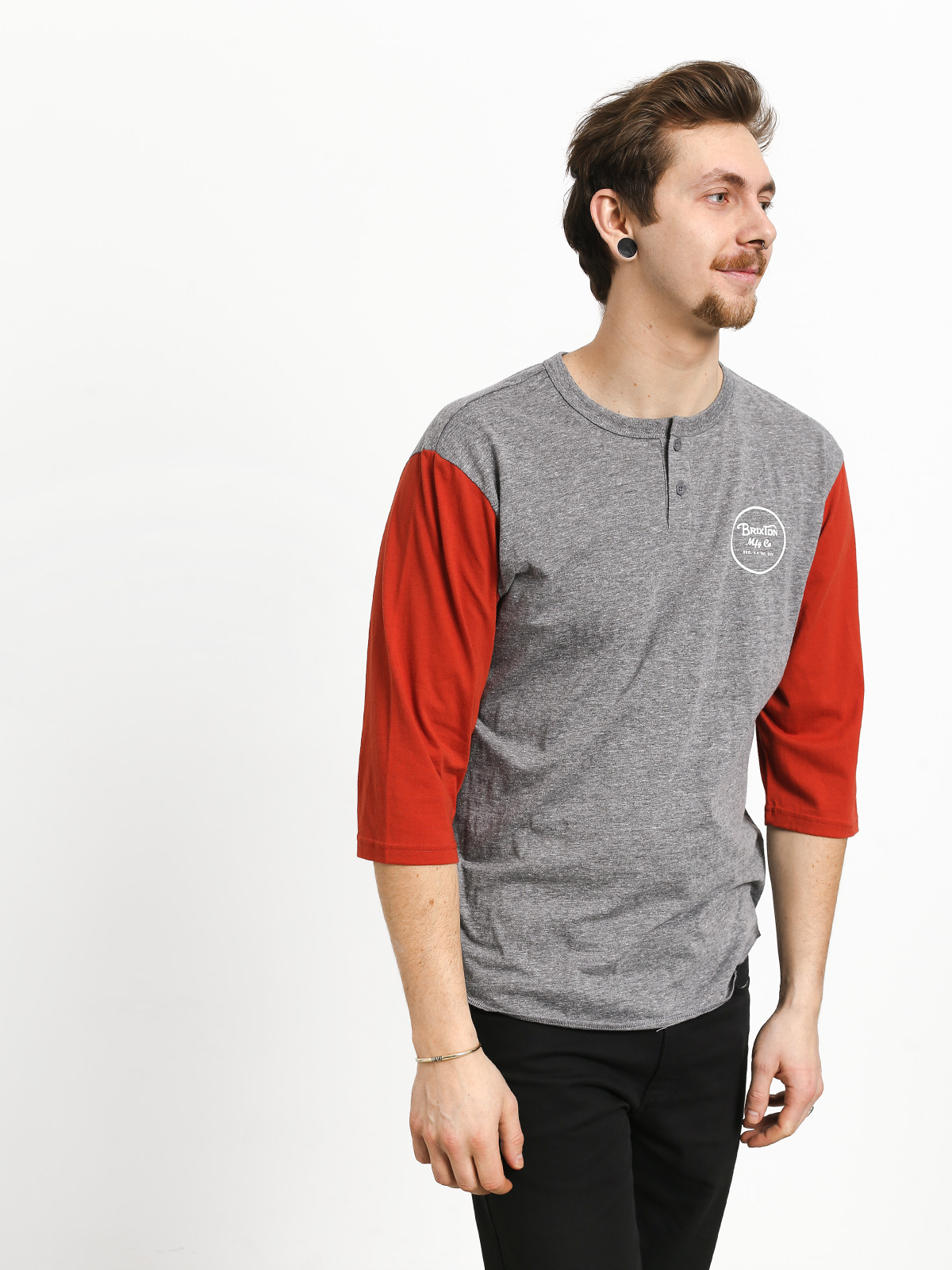 4 Slv Hnly T-shirt (heather grey/henna 