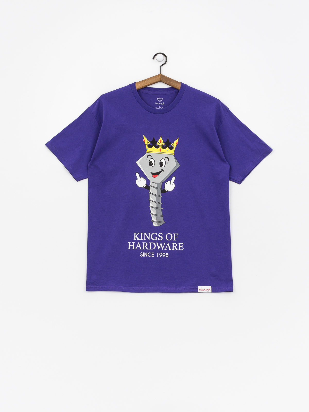 Diamond Supply Co. King Of Hardware T-shirt (purple)