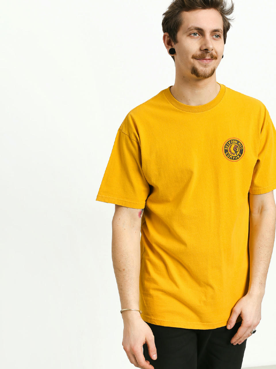 Brixton Rival II Stnd T-shirt (nugget gold)