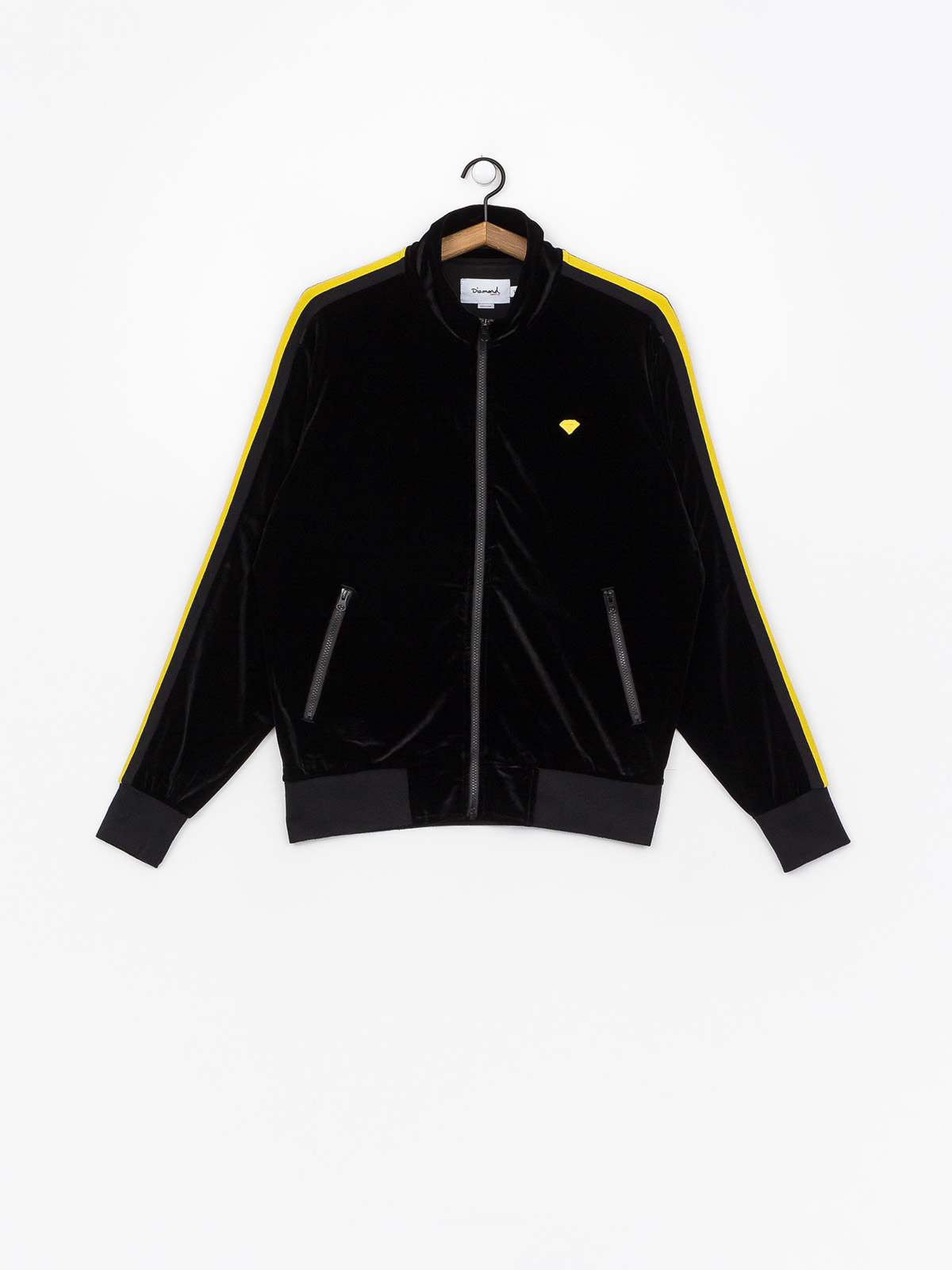 Diamond Supply Co. Brilliant Striped Track Jacke (black)