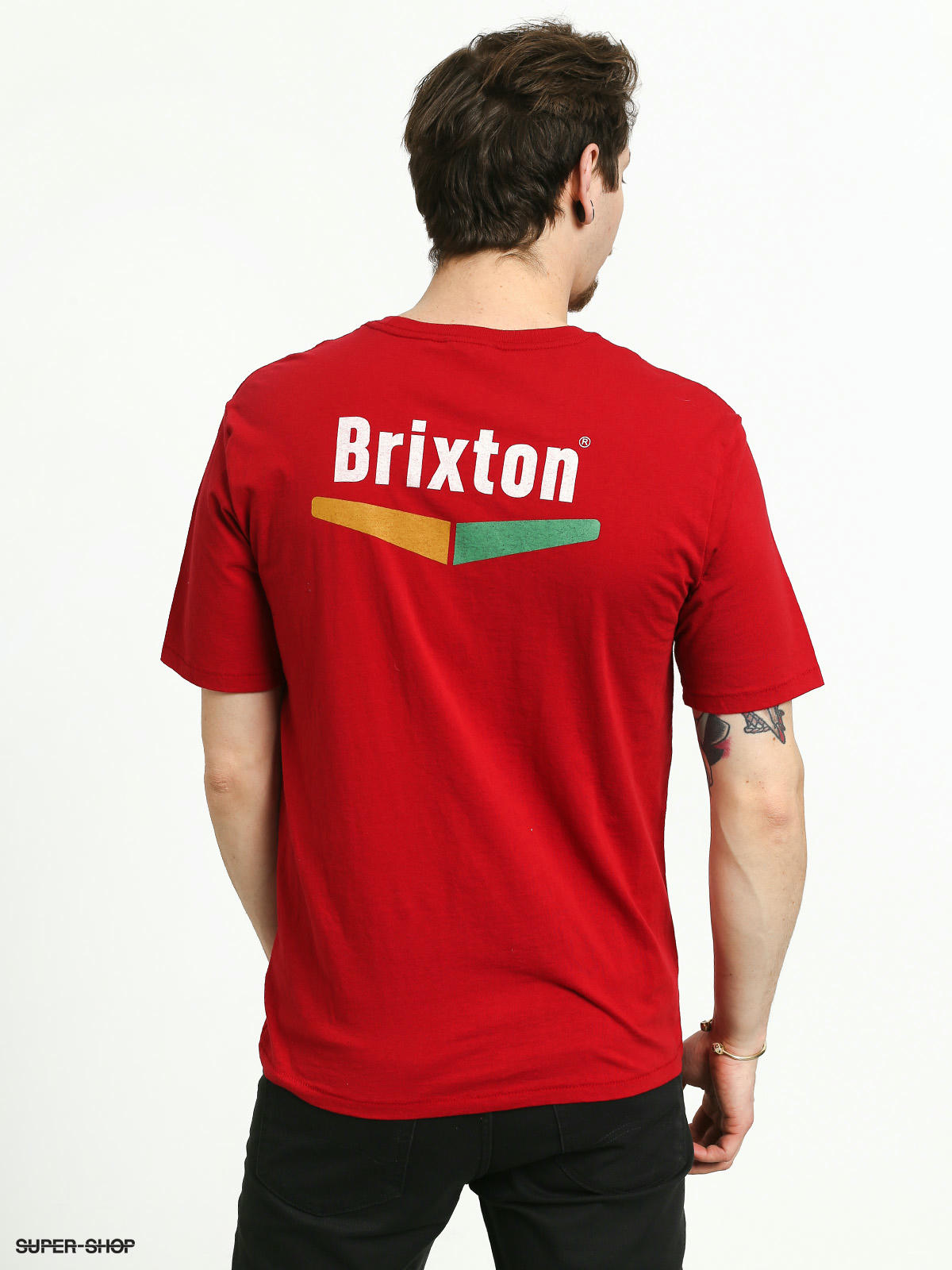 Brixton Velocity Pkt T-shirt (scarlet)