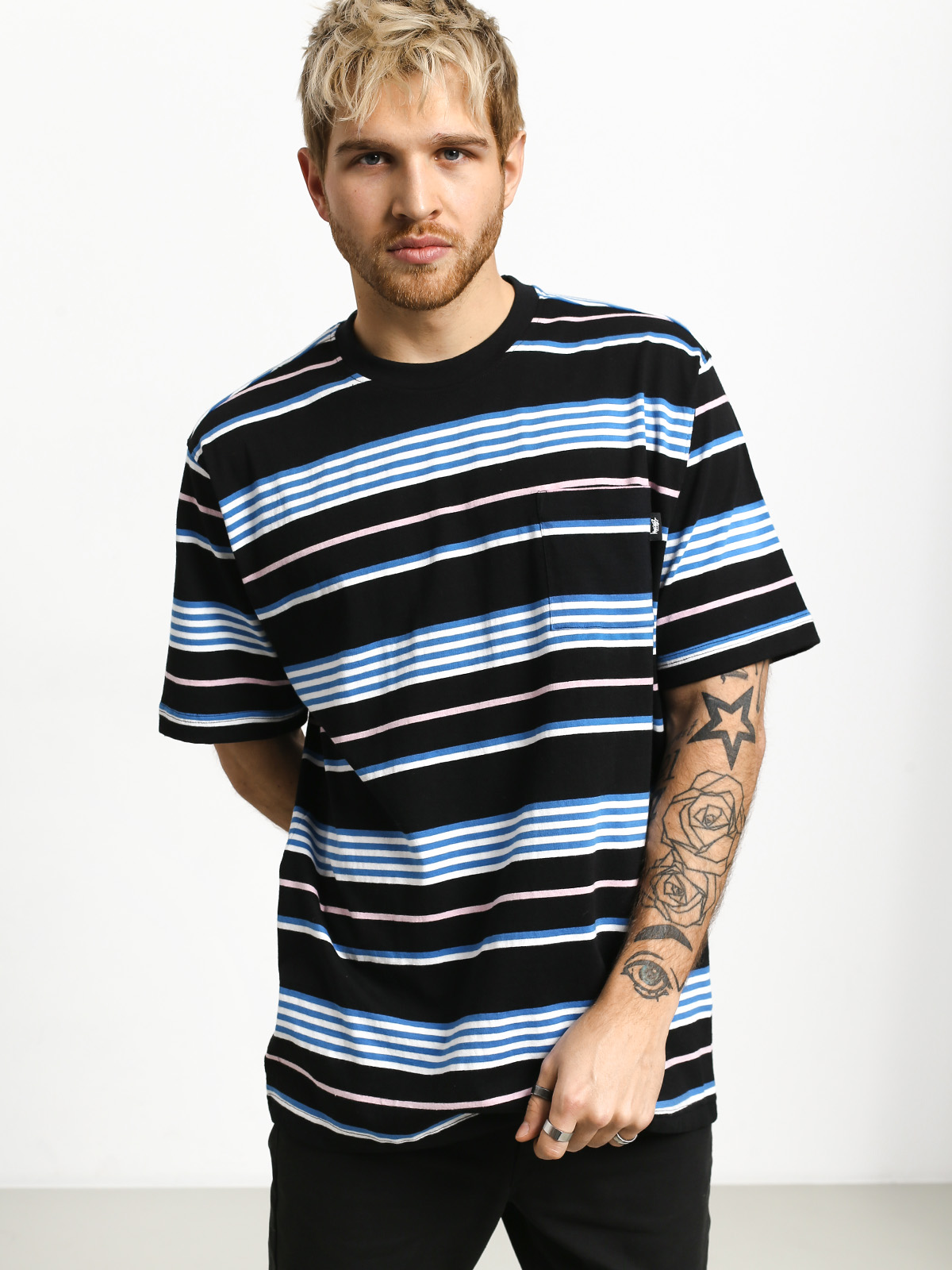 striped stussy shirt